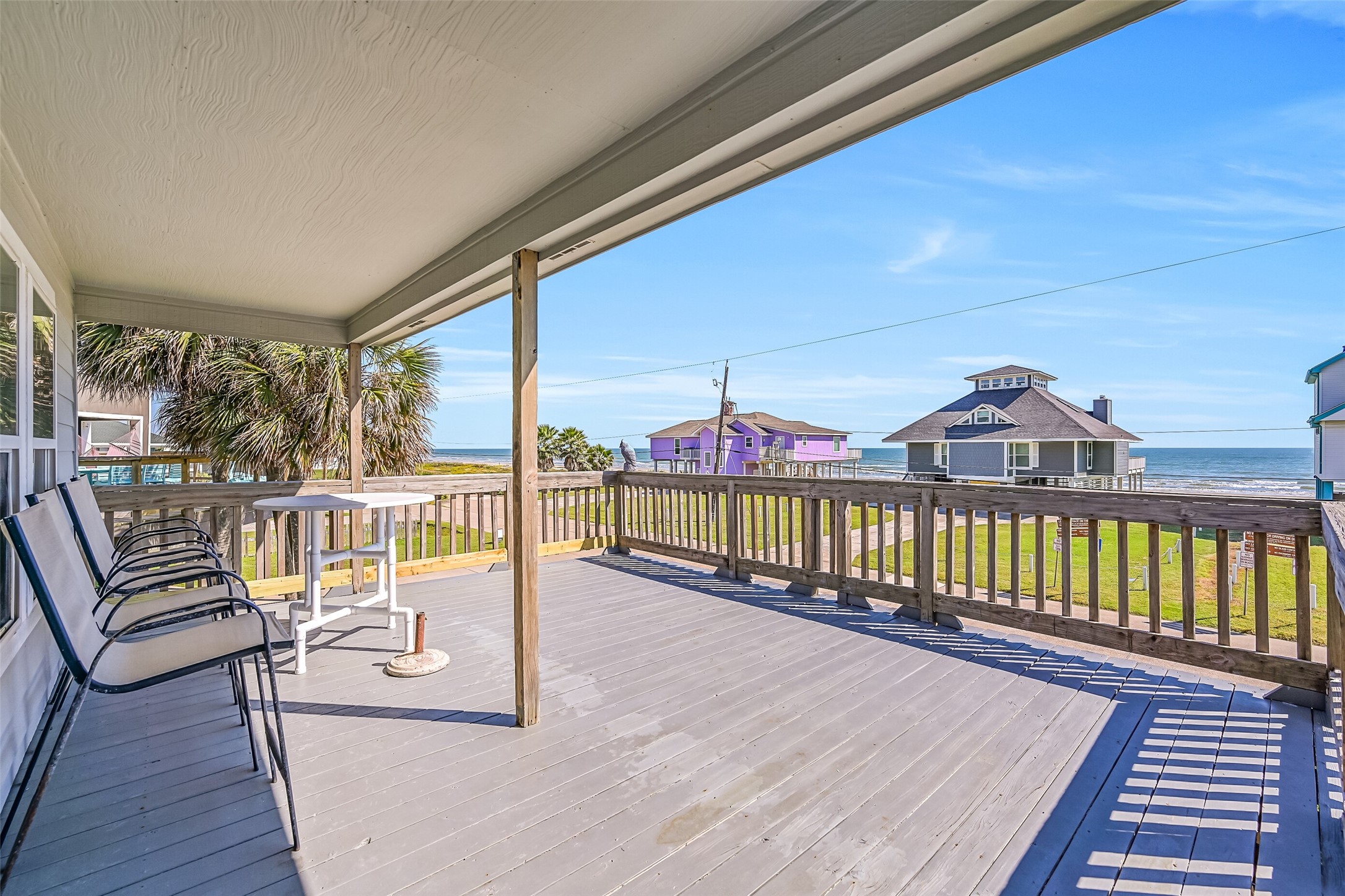 As you make your way upstairs, you'll be welcomed onto the spacious south-facing deck. As you make your way upstairs, you'll be welcomed onto the spacious south-facing deck.