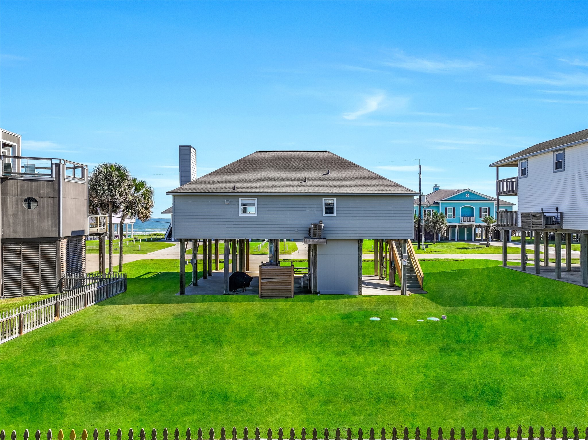 The spacious backyard and side yard offer plenty of room for outdoor activities and entertaining. The spacious backyard and side yard offer plenty of room for outdoor activities and entertaining.