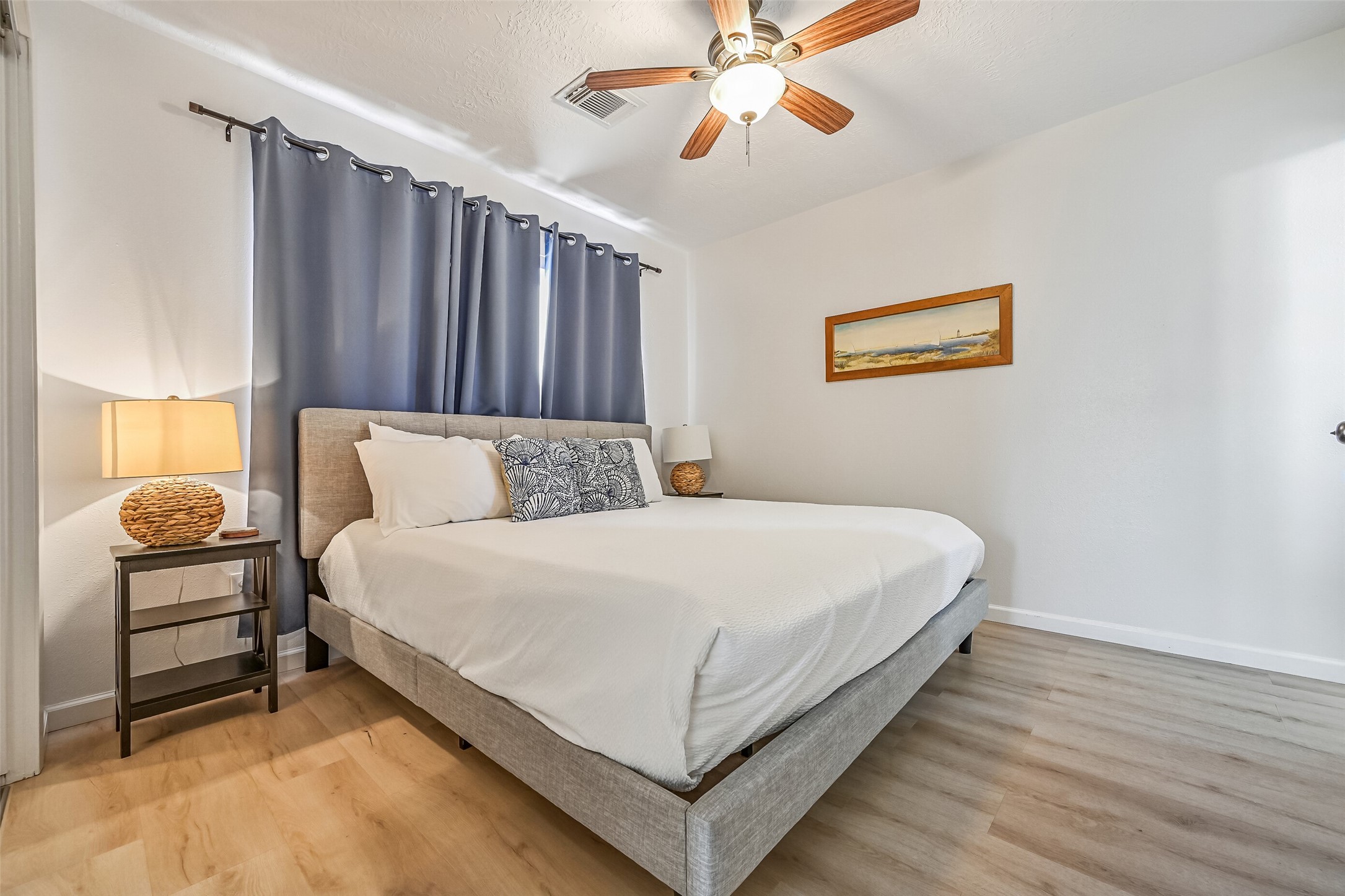Located on the northwest side of the home, the primary suite offers a private retreat complete with an ensuite bathroom and spacious closet.