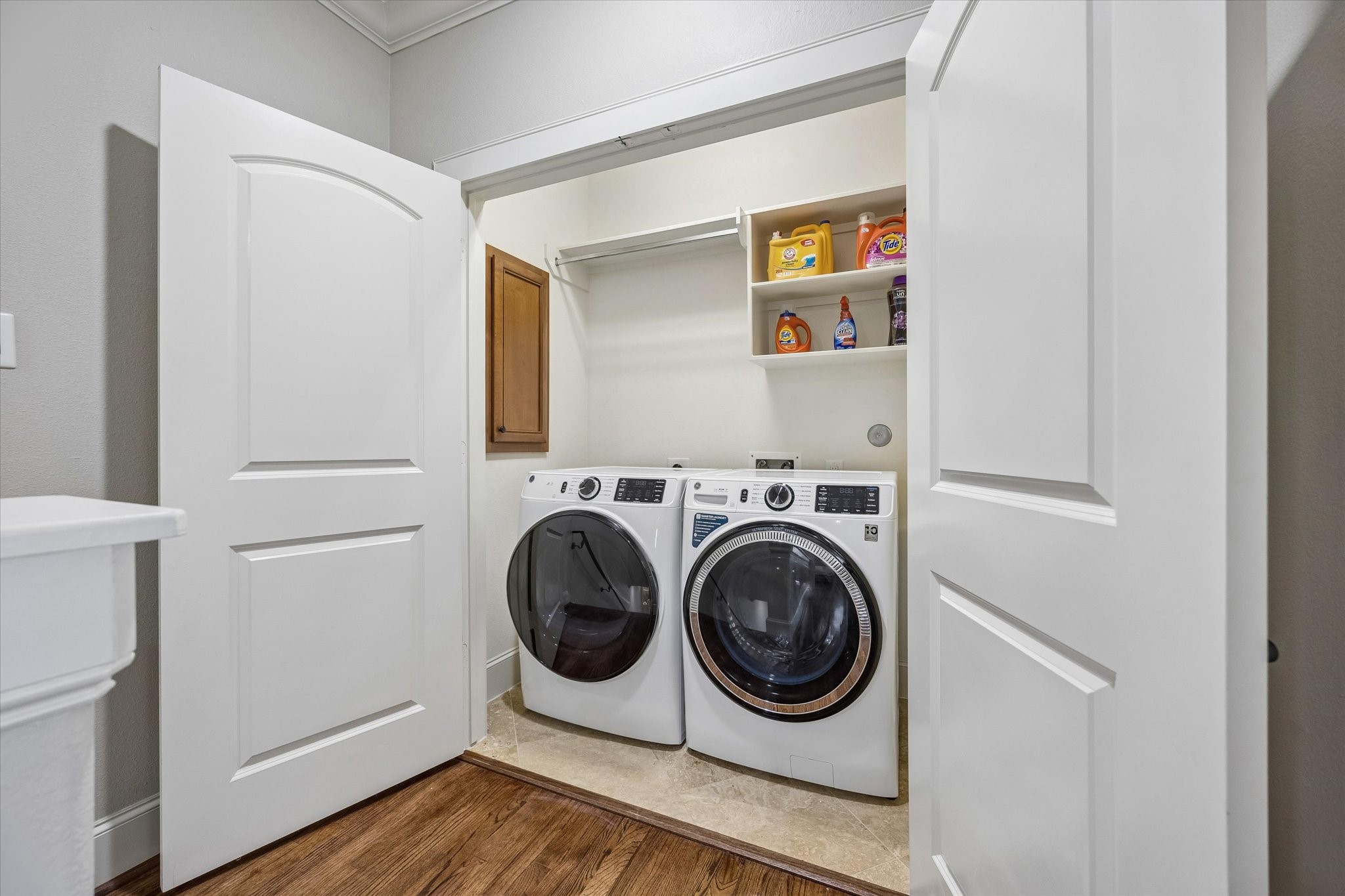 The laundry room is located on the third floor. Washer/dryer are included.