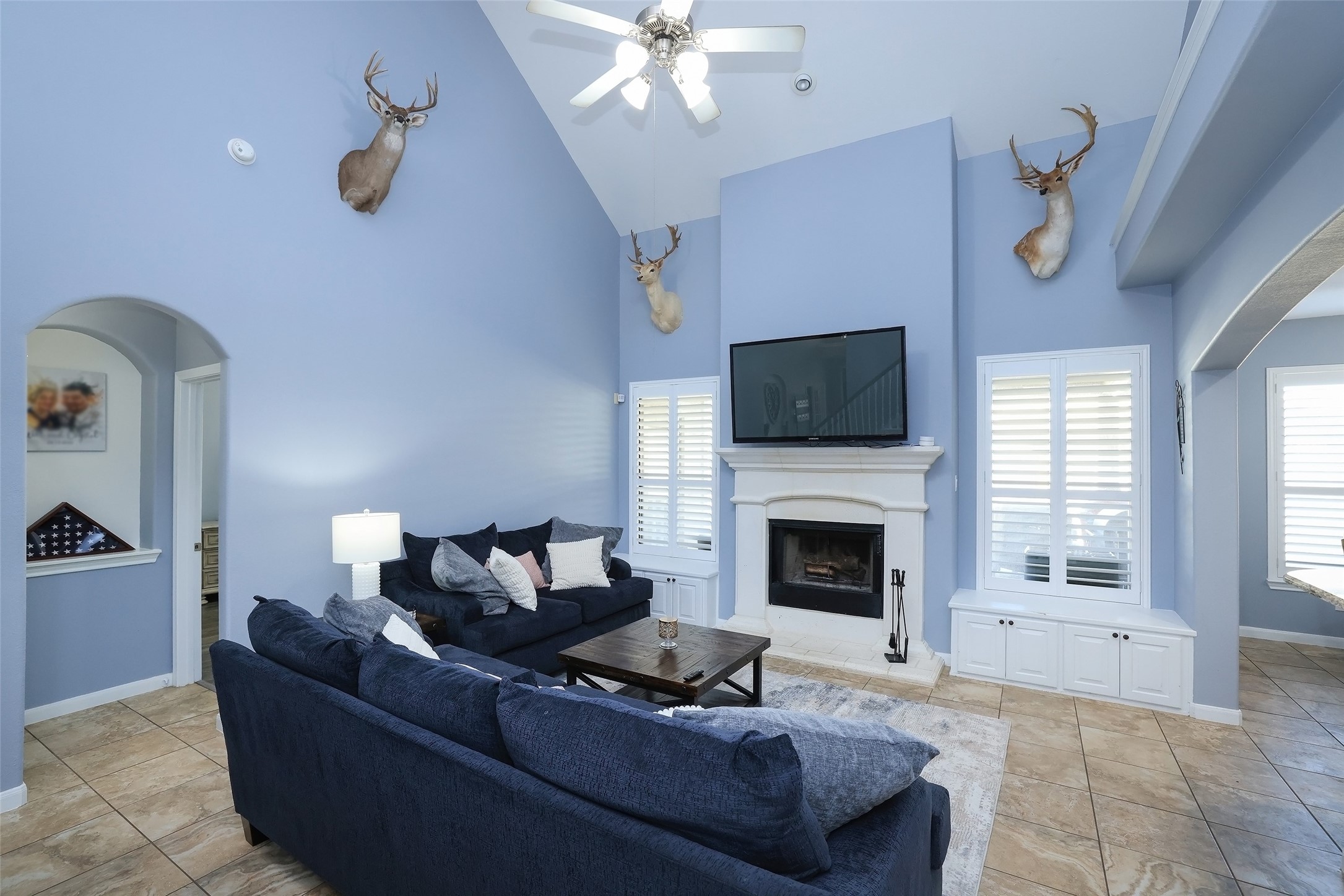Gas fireplace to keep you warm in our week of winter