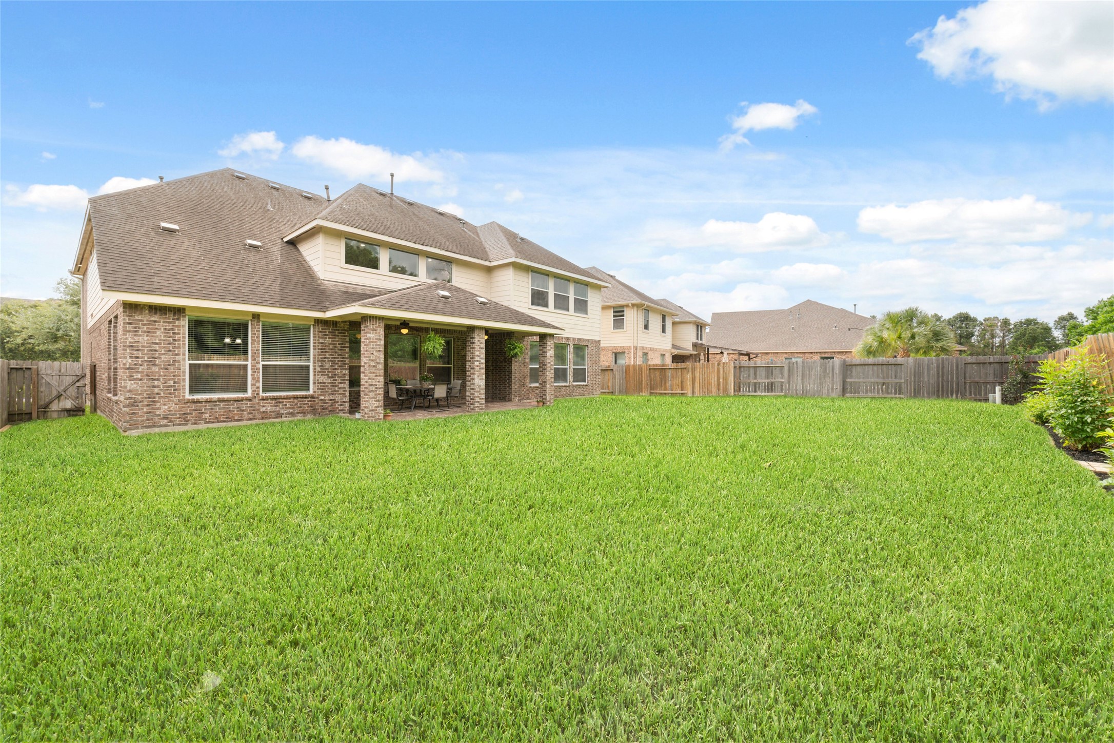 Tons of green space for people and pups to play - or to create your own backyard oasis.