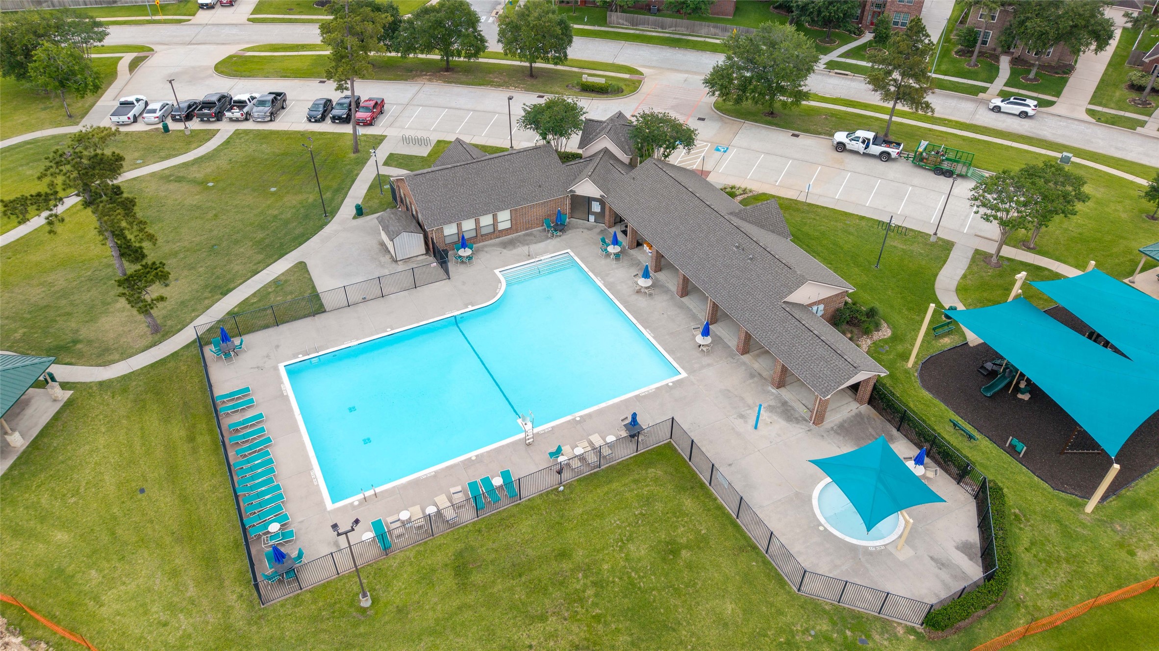 Large community pool.