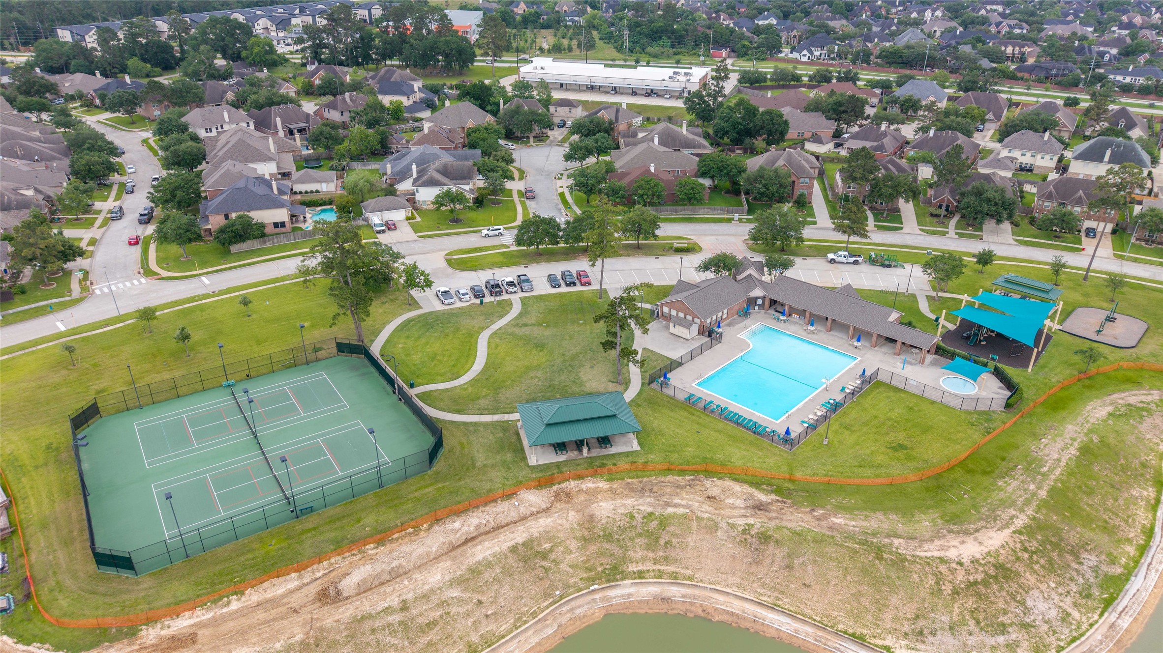 Community pool and tennis courts.