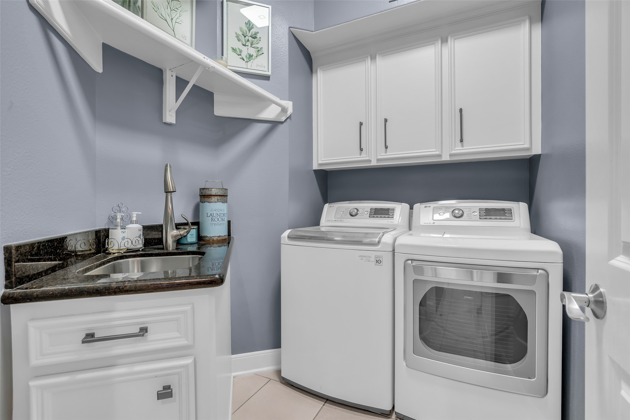 Laundry room.