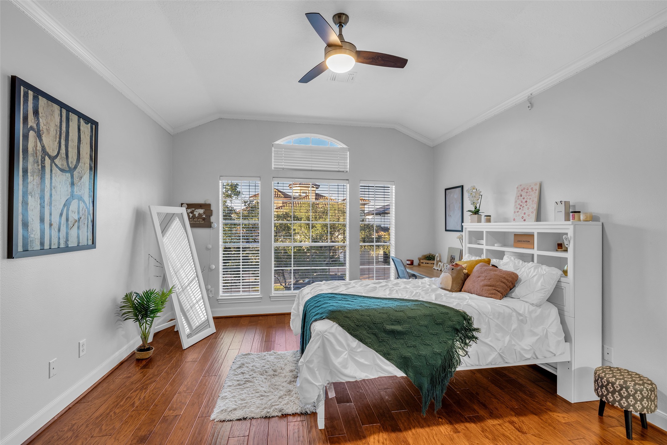Bedroom 3, with a walk-in closet.
