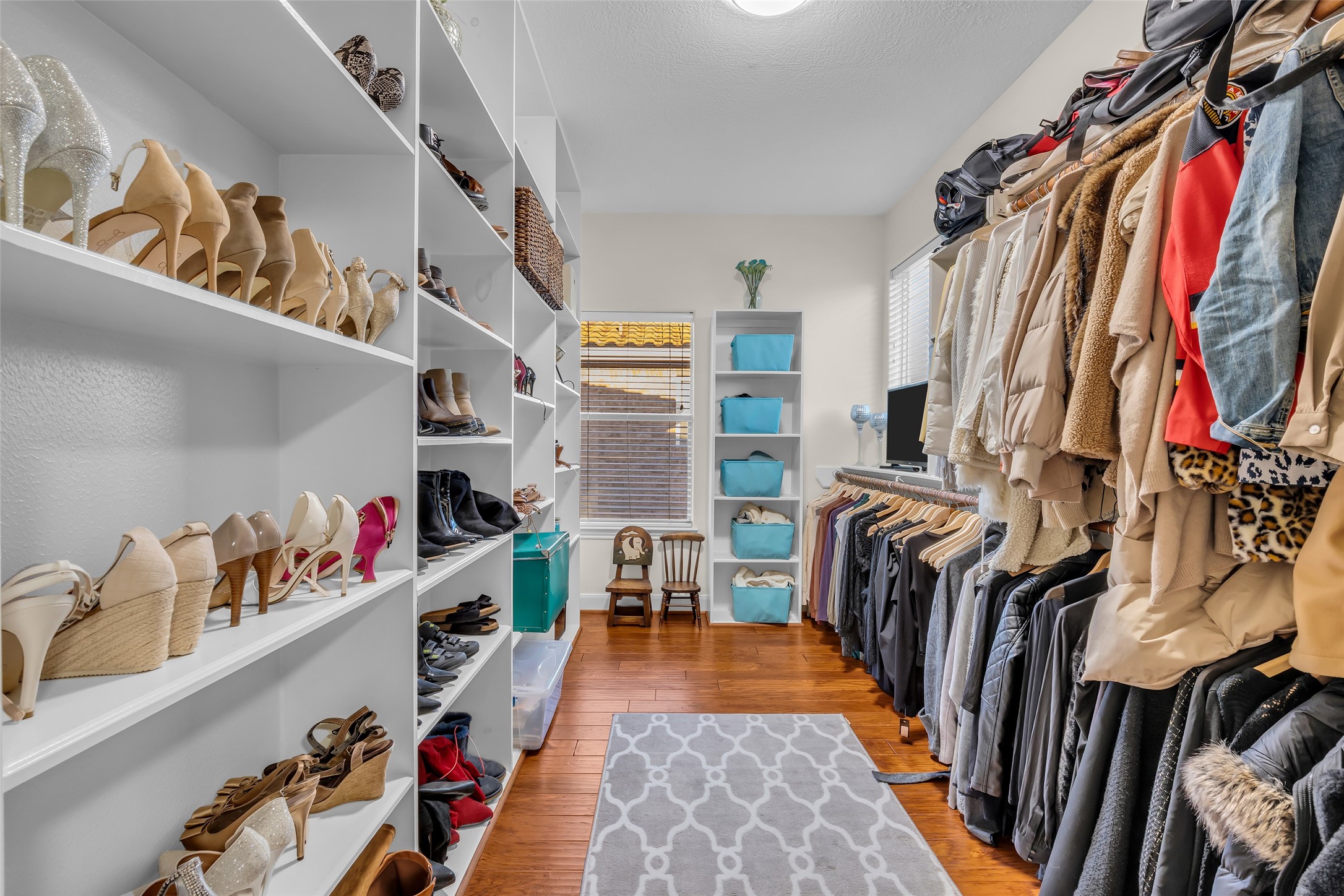 Huge walk-in closet off the 5th bedroom.