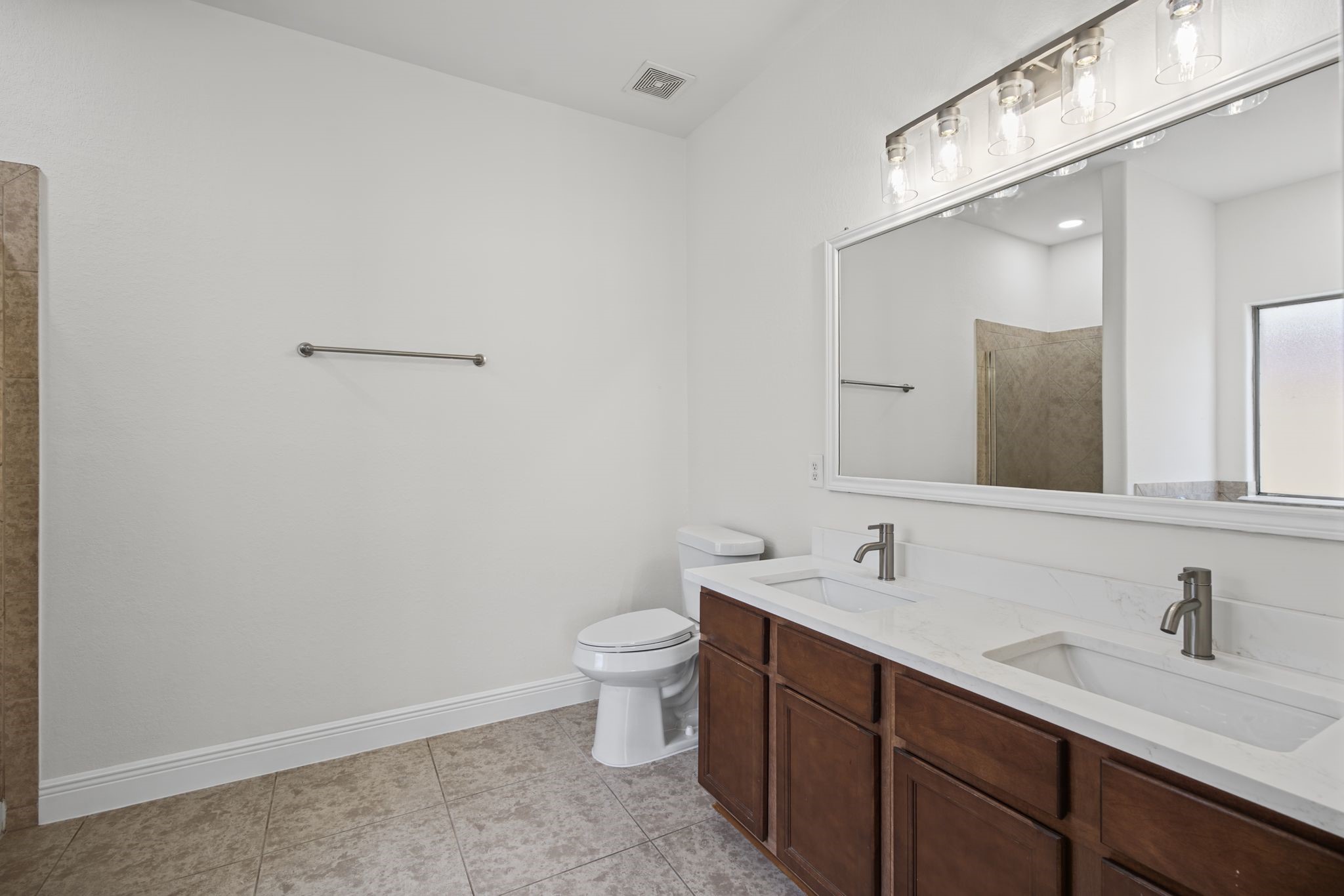 Primary bath with double sinks
