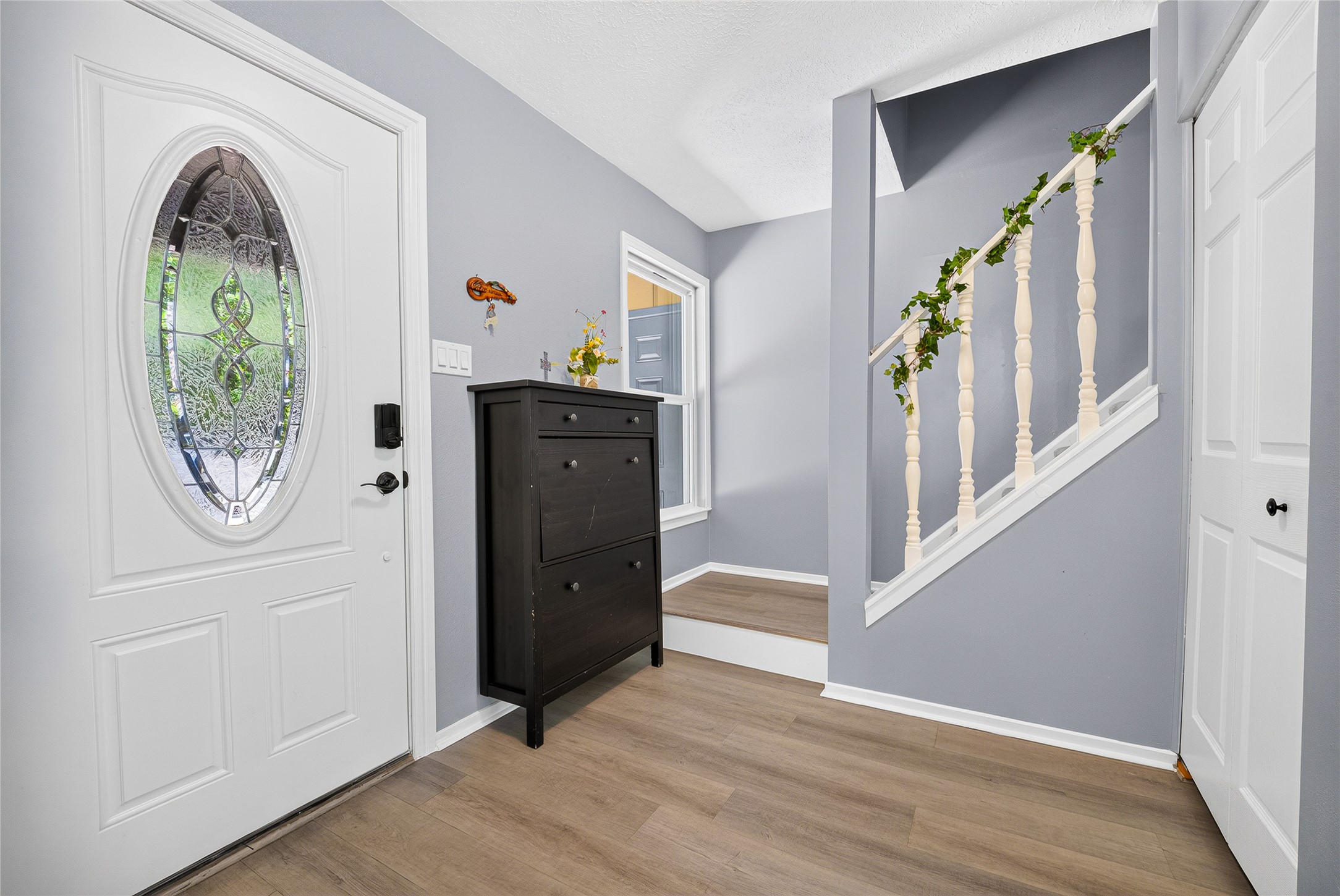 Front door entrance into the home. Front door entrance into the home.