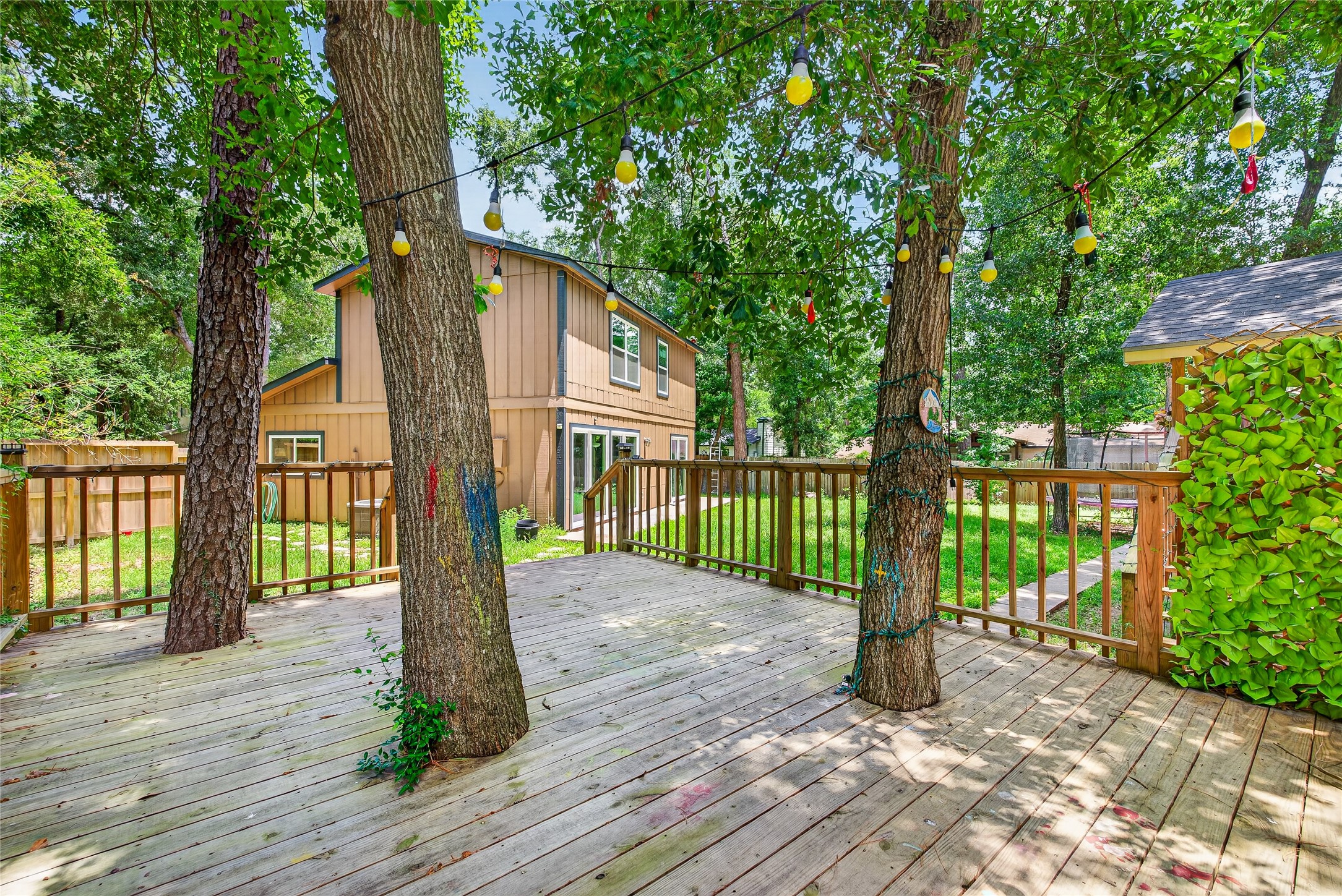 Large patio/deck - great for entertaining or just a quiet spot for coffee.