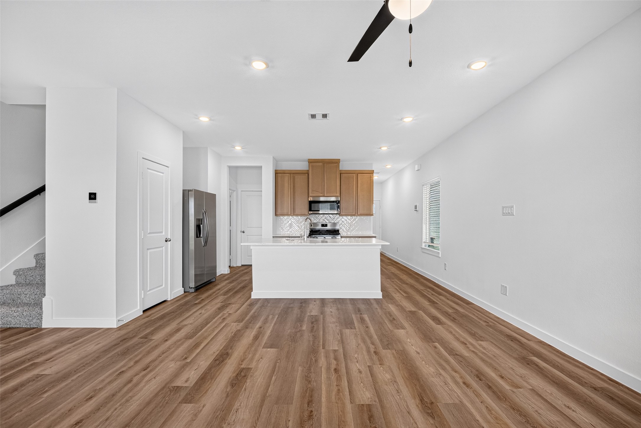 Kitchen and Living Room