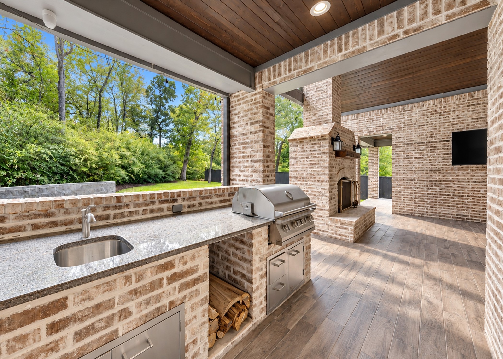 Outside kitchen