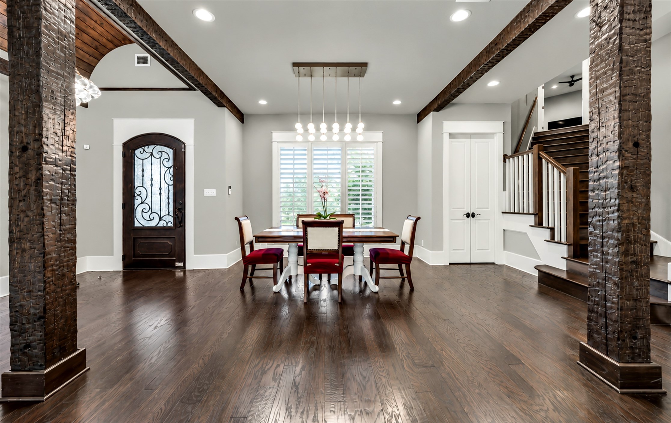 Dining room and entry