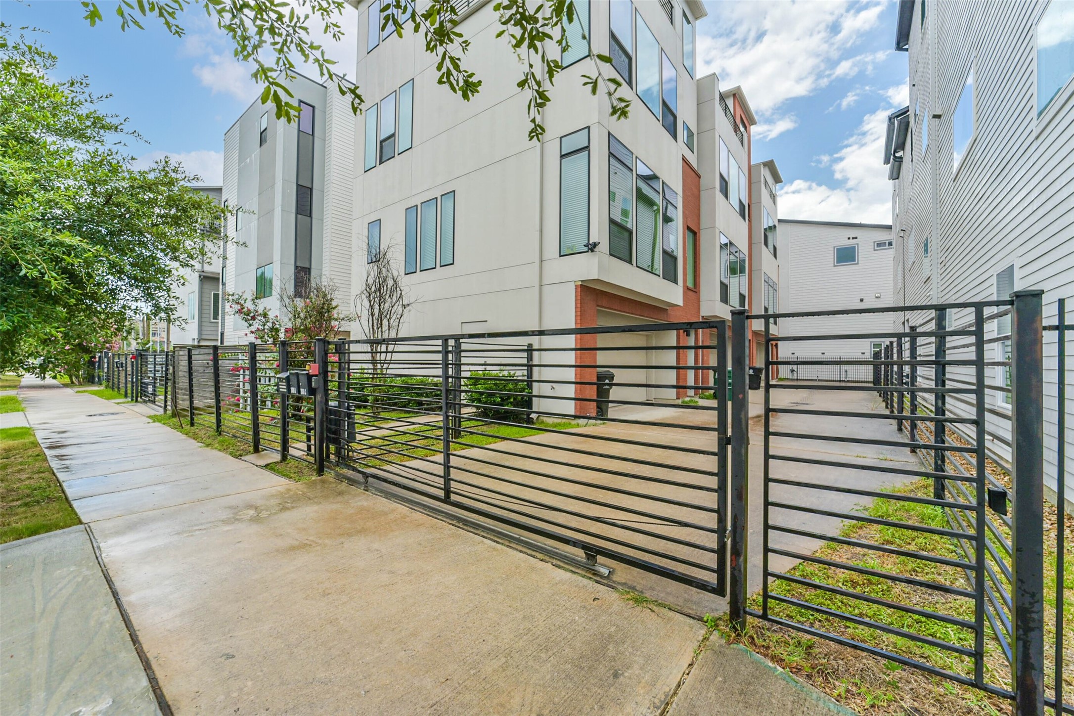 Gated Community Entrance with controlled access for added privacy
