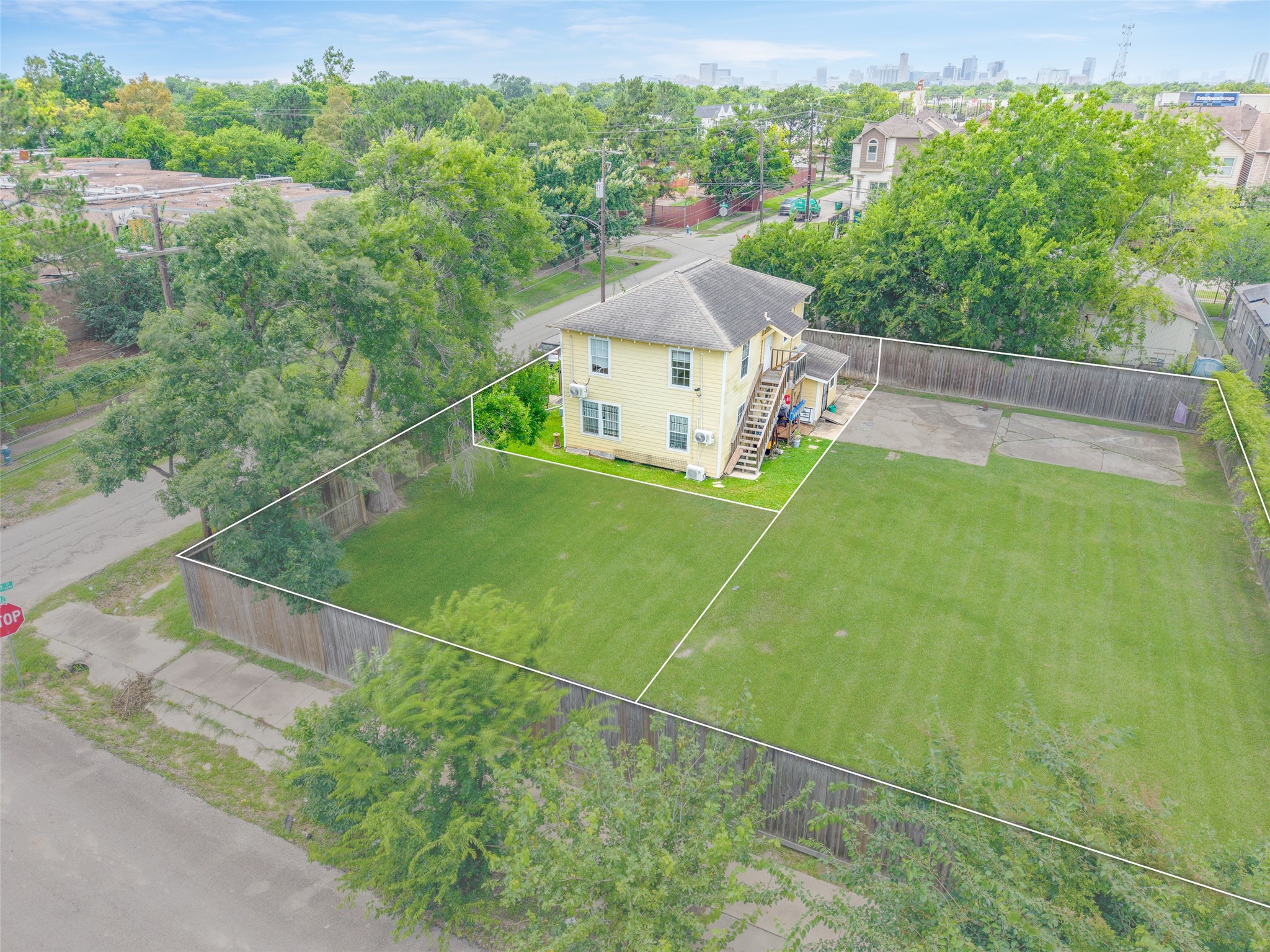 Please note: Only the highlighted area is included in the sale of the complex. The shaded area is being offered separately and is not included in the purchase.