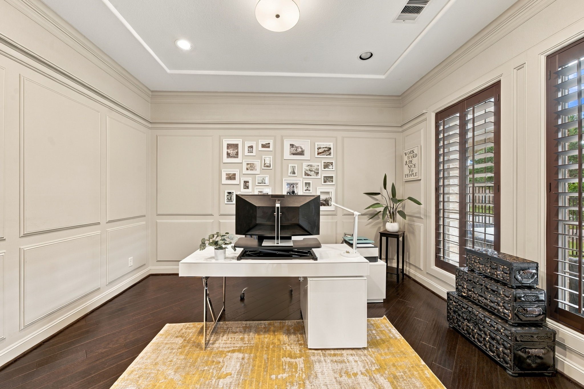 Another view of the home office.