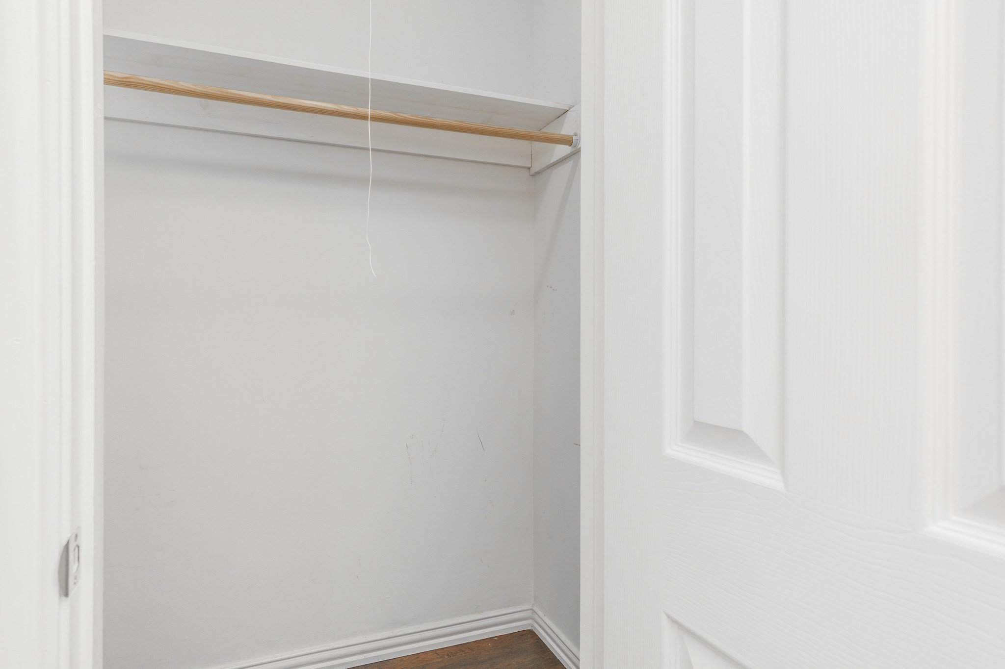 With great closet space