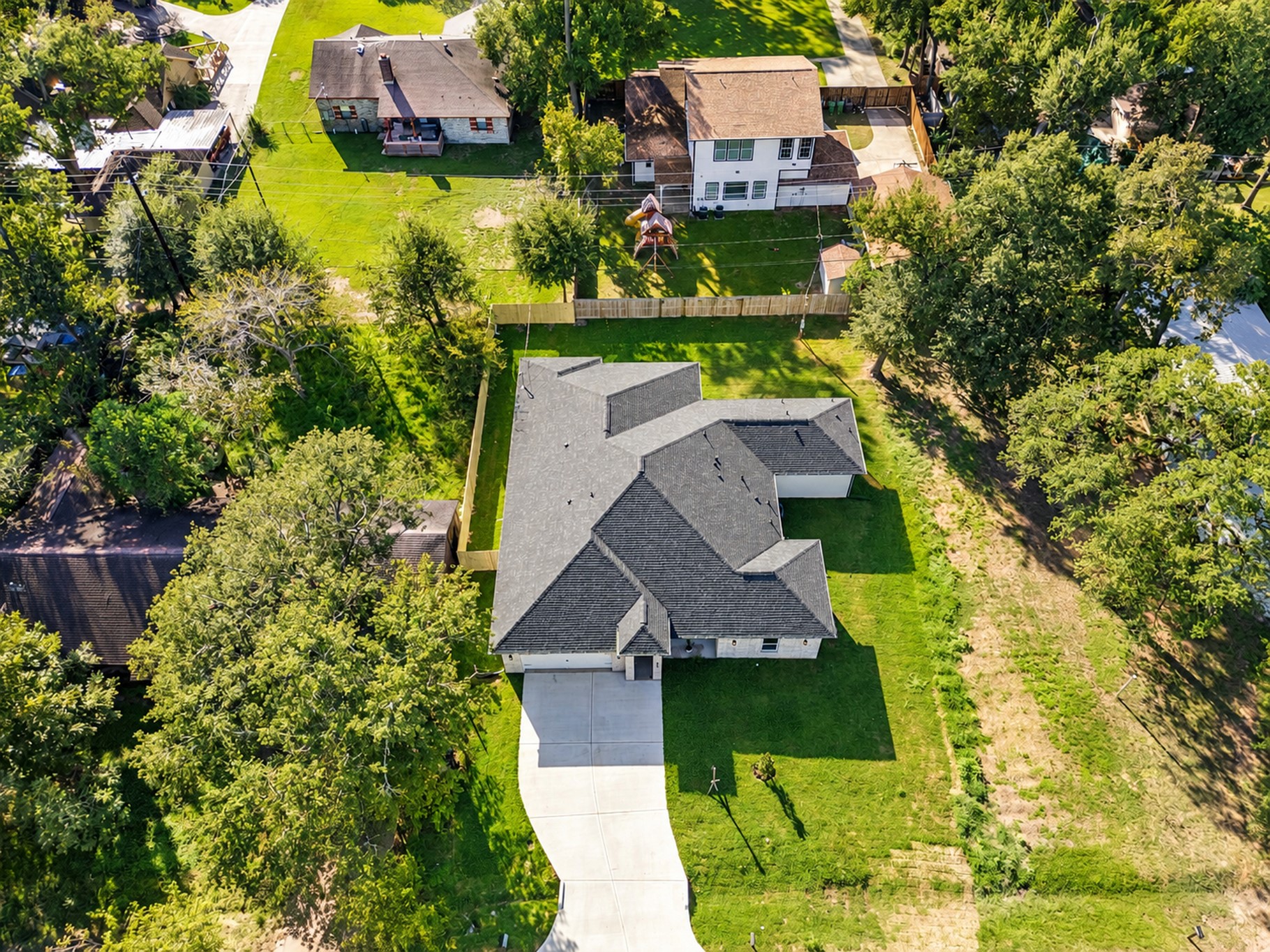 Aerial View of Home & Surroundings
