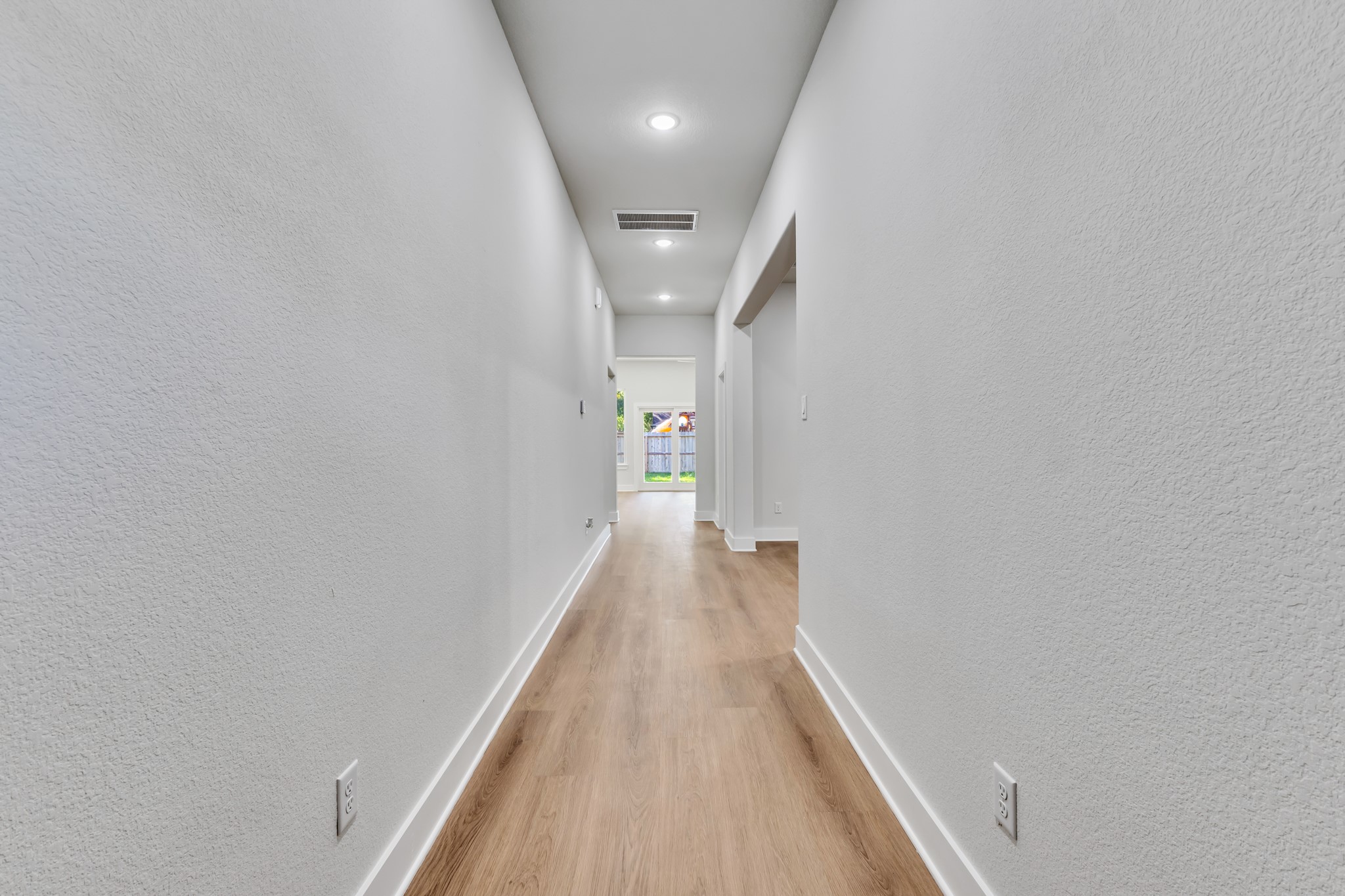 Bright Hallway with Modern Finishes