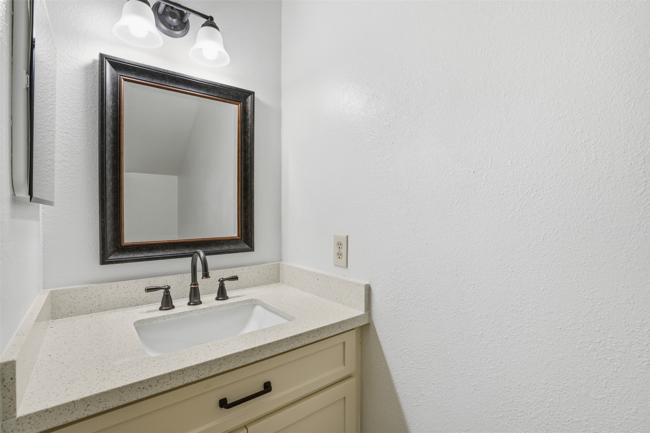 Renovated half bath, downstairs!