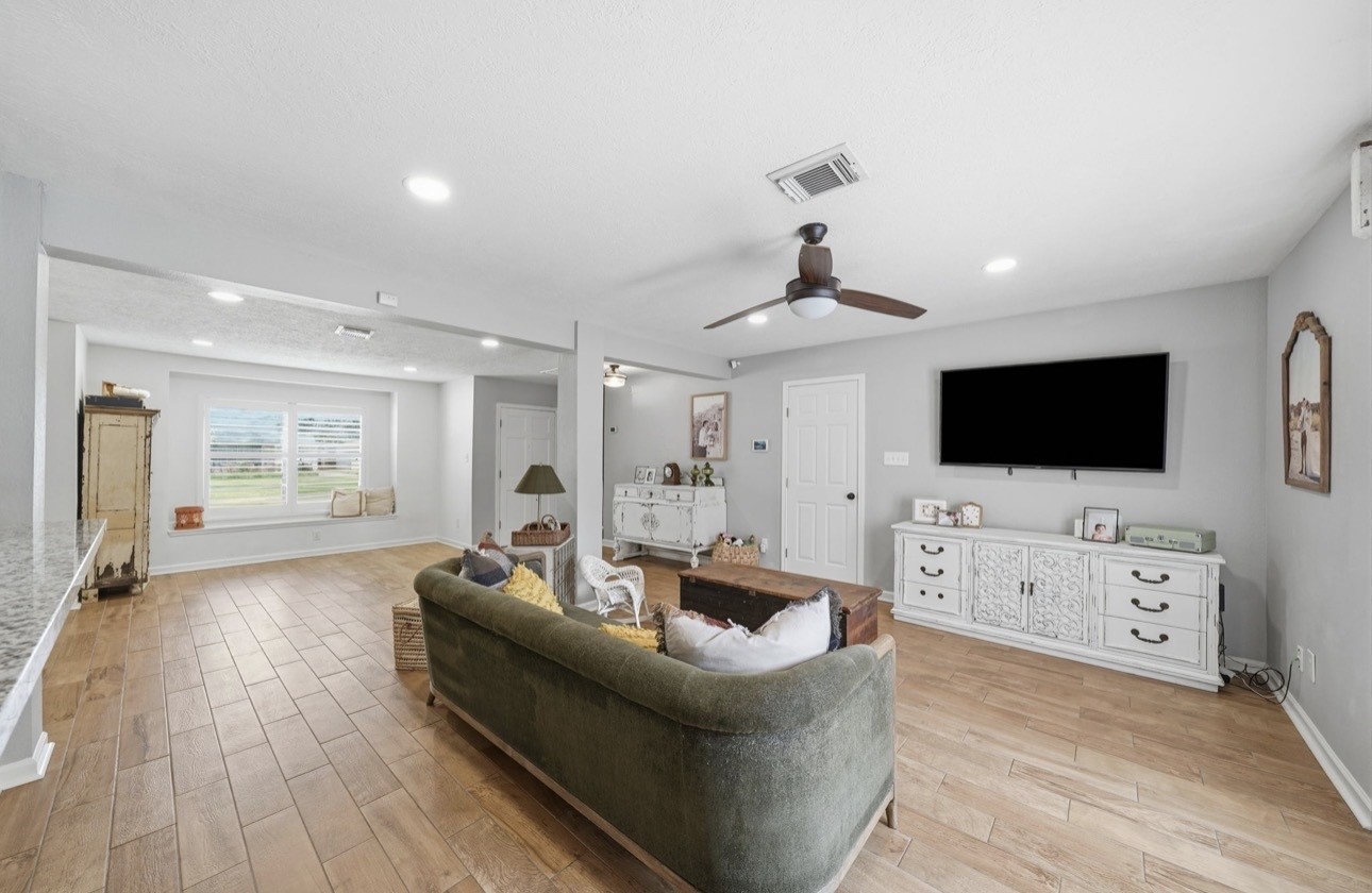 Large open living room Large open living room