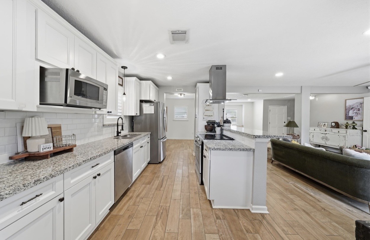 Kitchen open to living room Kitchen open to living room