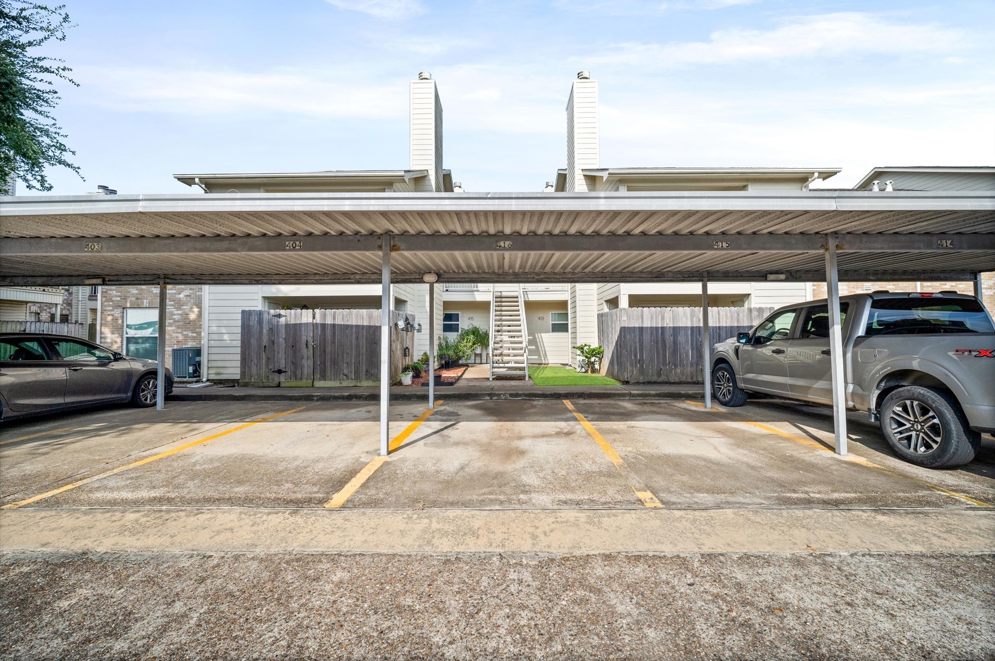 Enjoy the convenience of designated parking, providing seamless access to your charming residence.