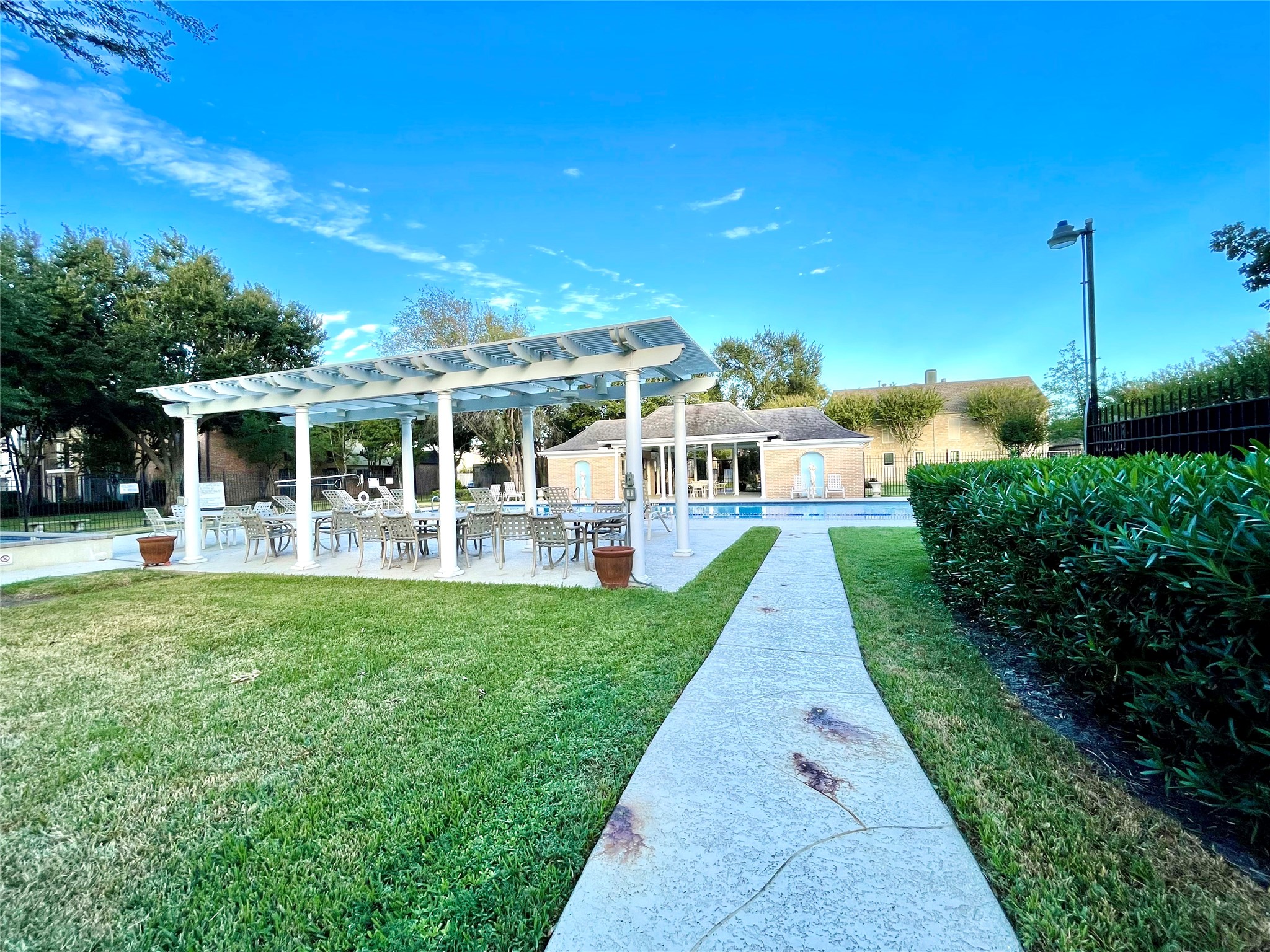 The community pool is included as part of the annual fees.