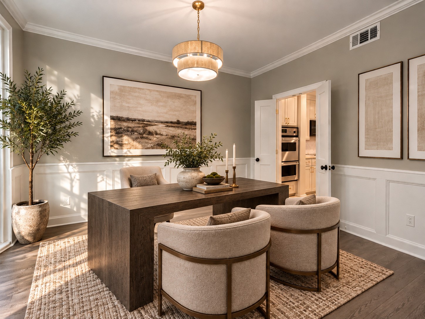 *Virtually Staged* Just one of many suggestions in which you could utilize this room.