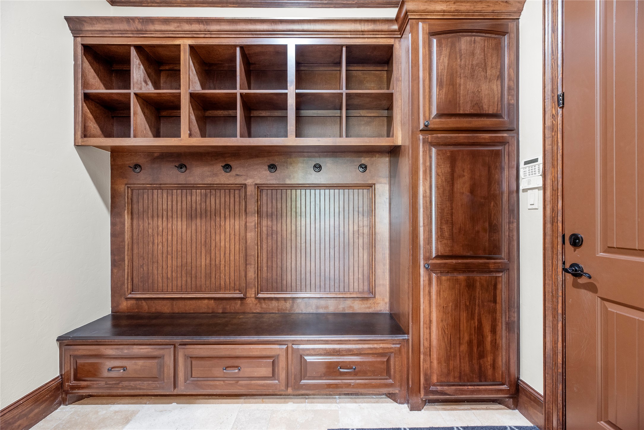 Mud room with plenty of storage