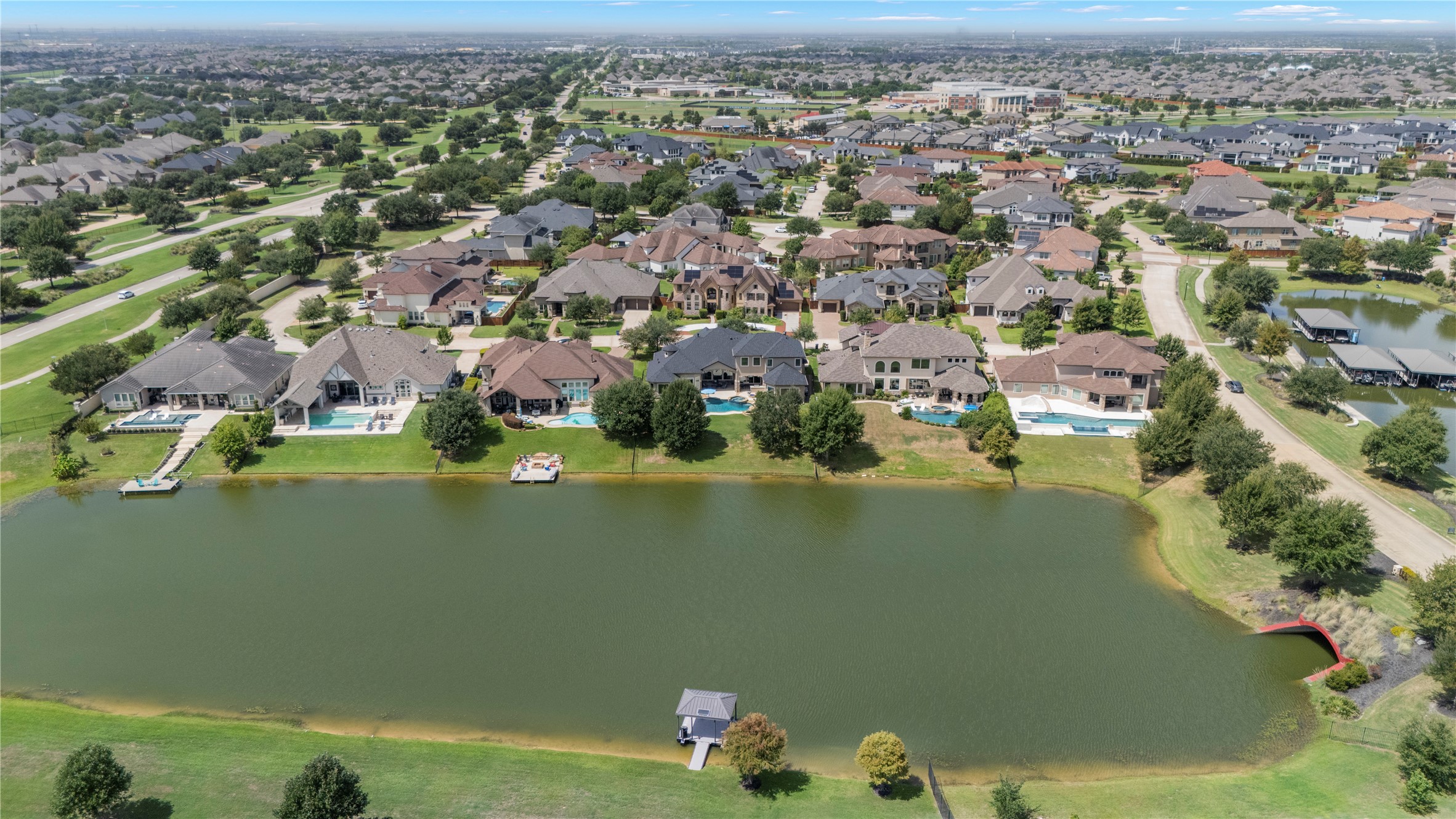 2 of the neighbors put in a boat dock and can drive boats, out to the main lake