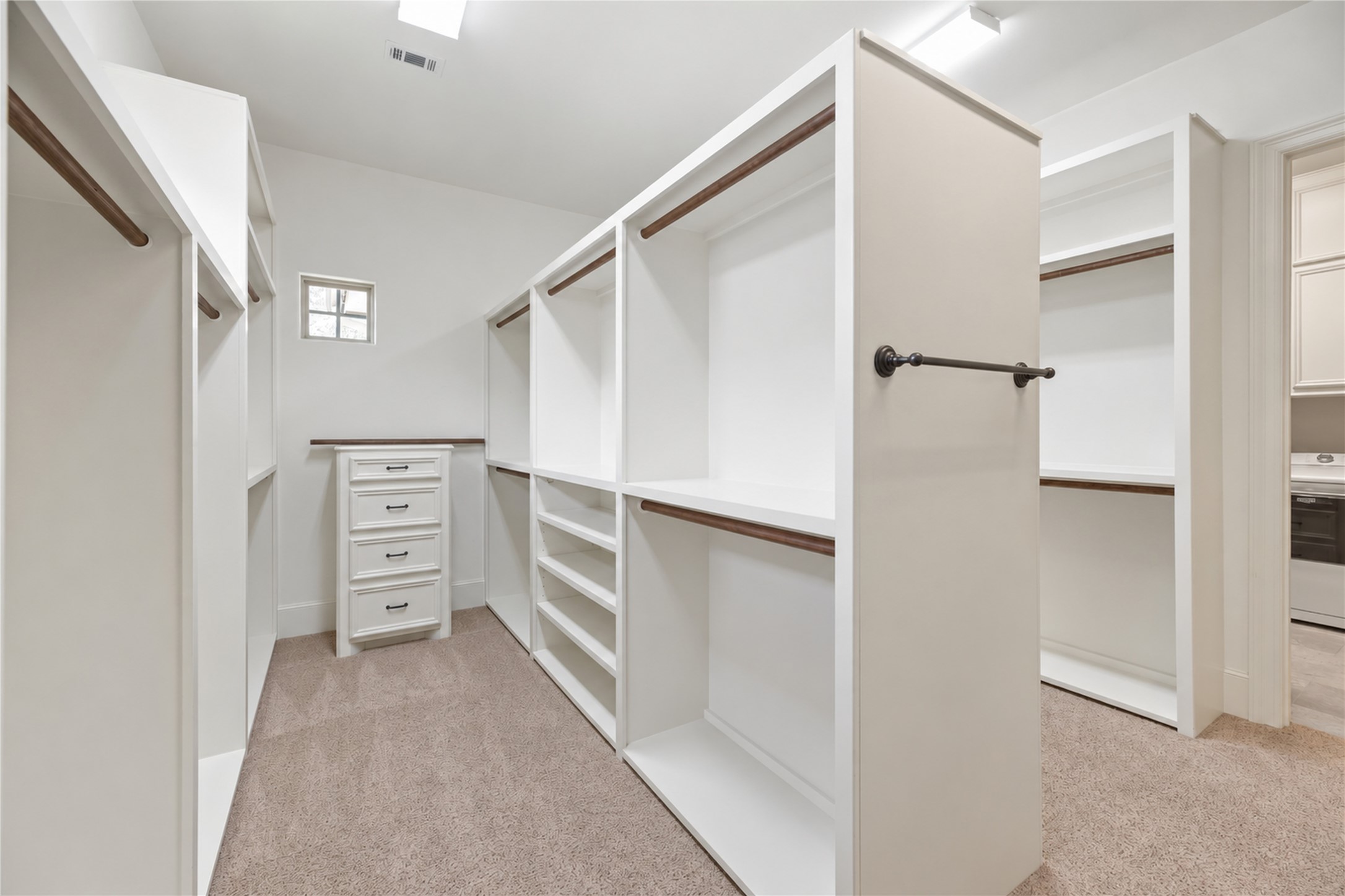 Huge primary closet