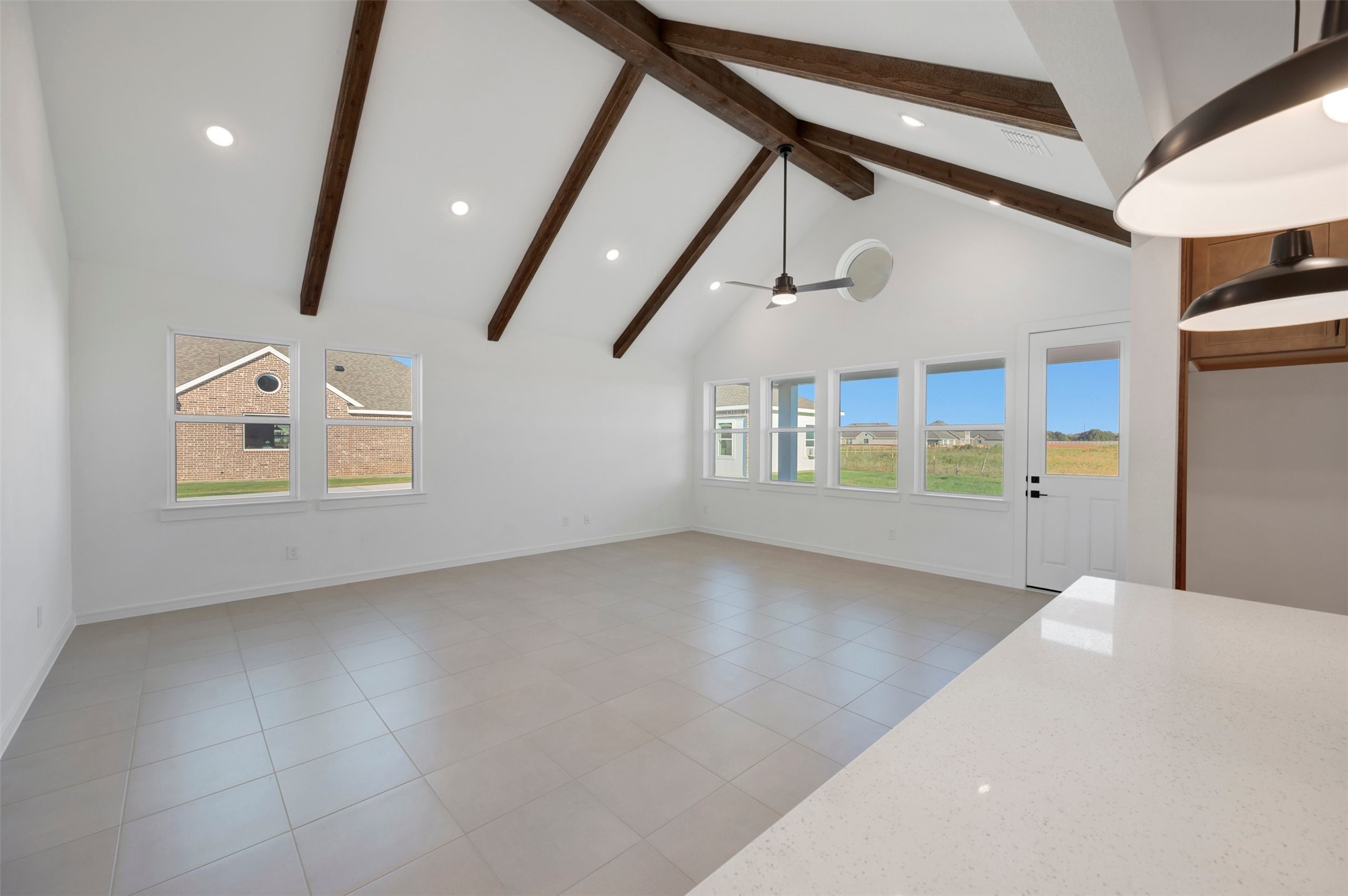 Open living area