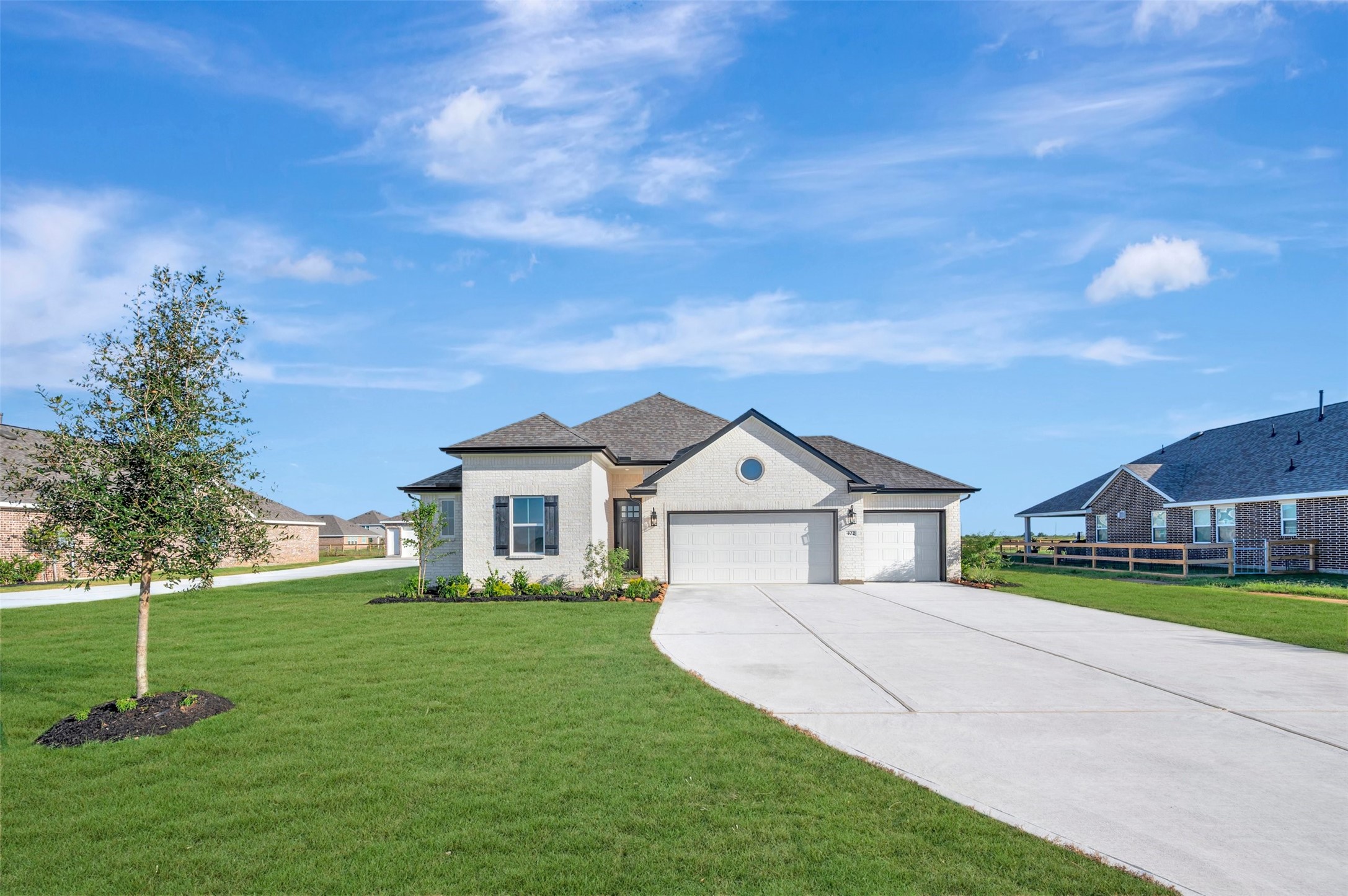 Lovely Boise home design with elevation SA built by K. Hovnanian Homes in beautiful Cane Crossing.