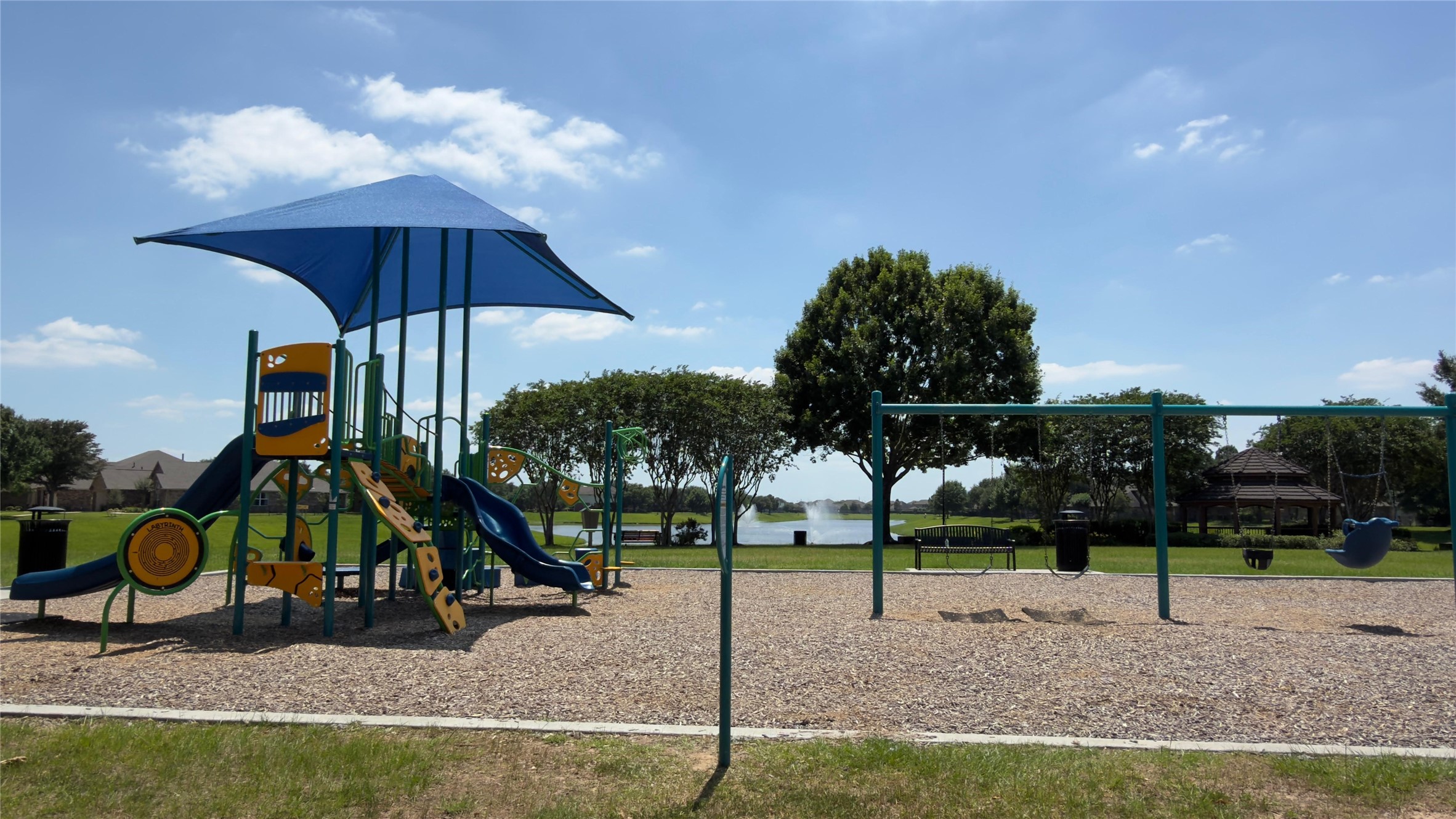Community playground area for outdoor fun and activities.