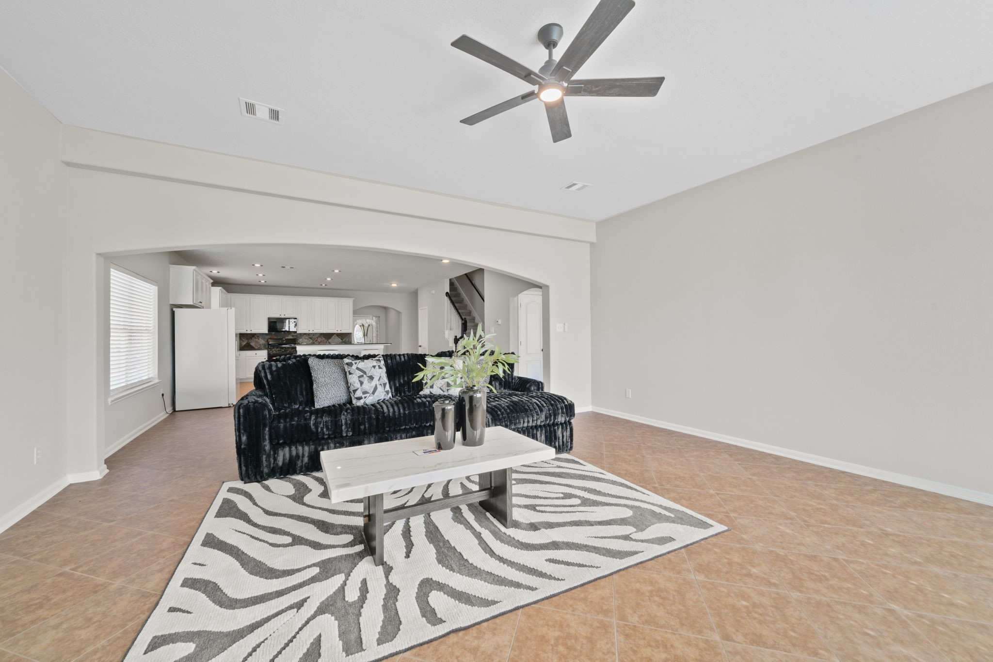 Generous living room with plenty of space for gatherings.
