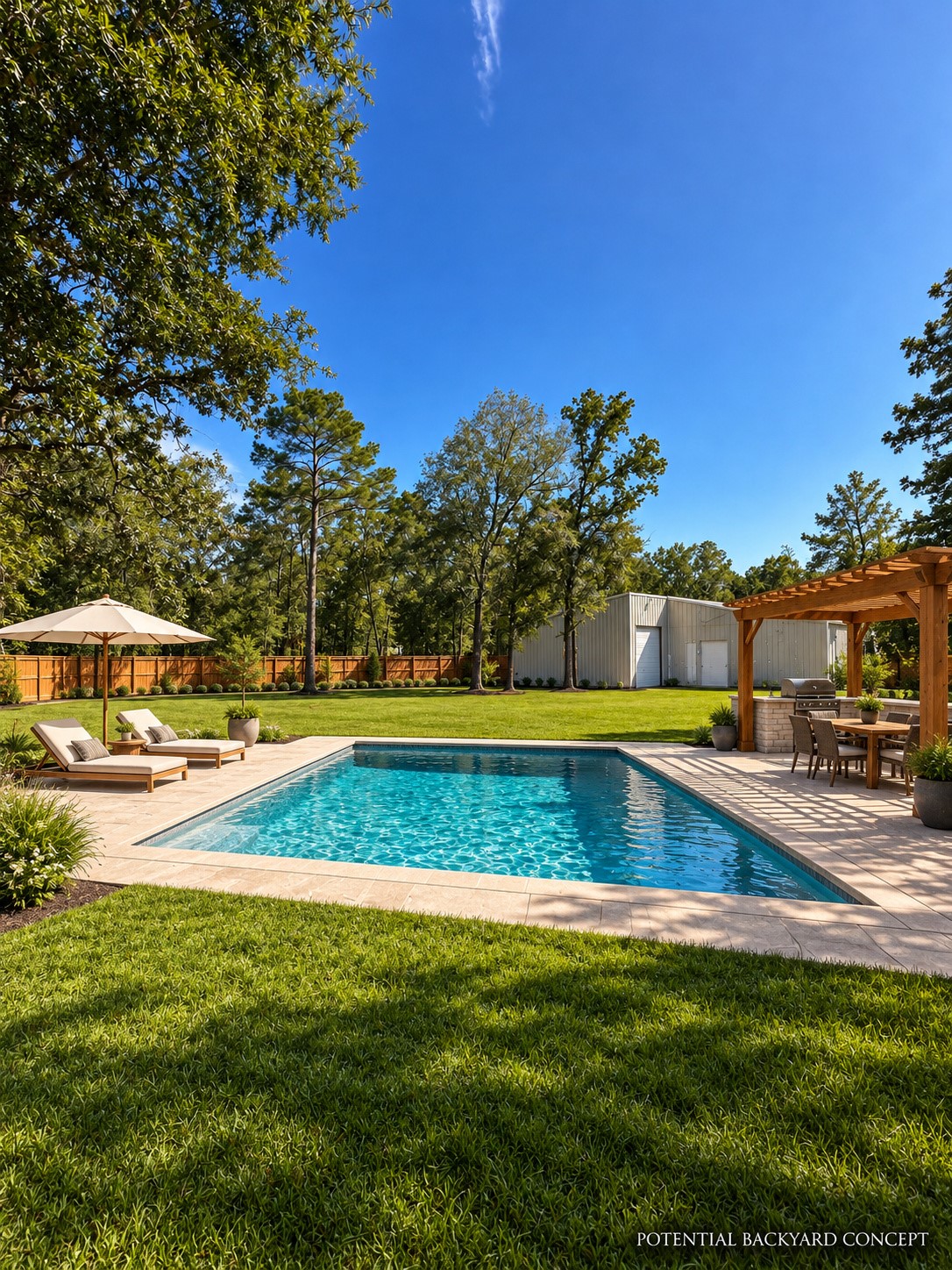 Conceptual backyard