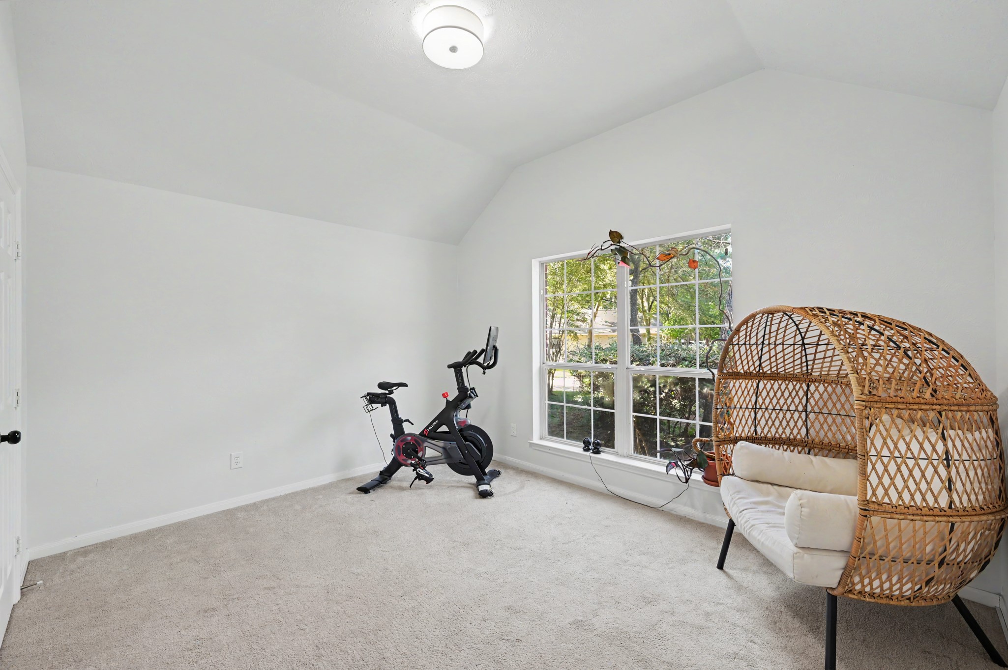 Second bedroom with window to the front of the home