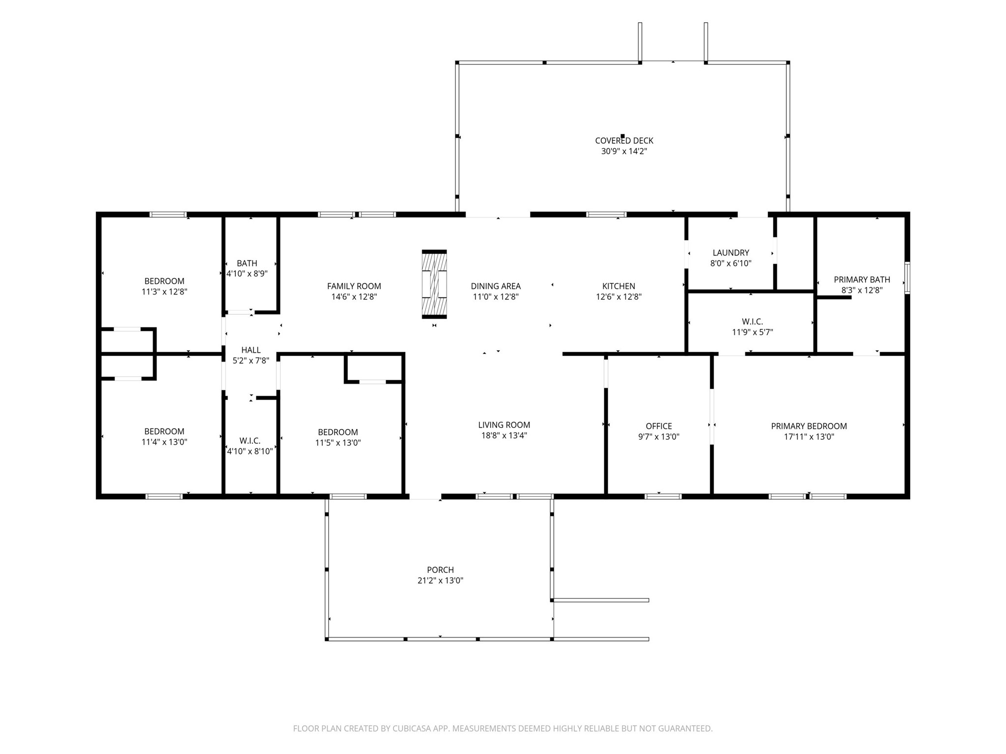 Floor plan provides an overview of the homes layout and room arrangement.