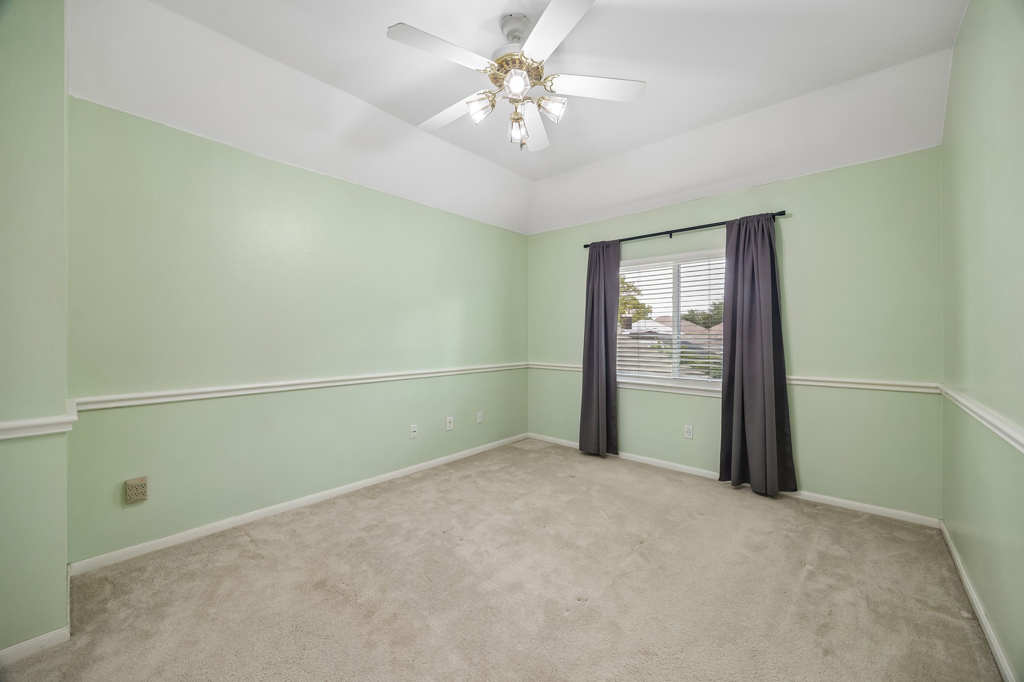 Secondary bedroom on the back of the home