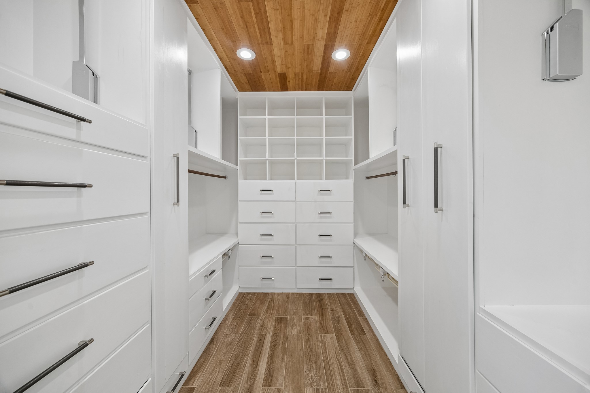 Primary walk-in custom closet
