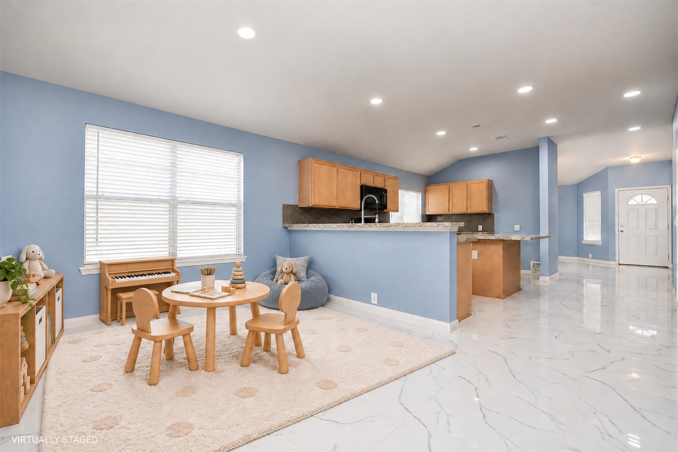 Breakfast Area/Extra Room - AI Staging
***Property is vacant. Photo digitally enhanced with AI; lighting, color, and ceiling appearance adjusted. ***
