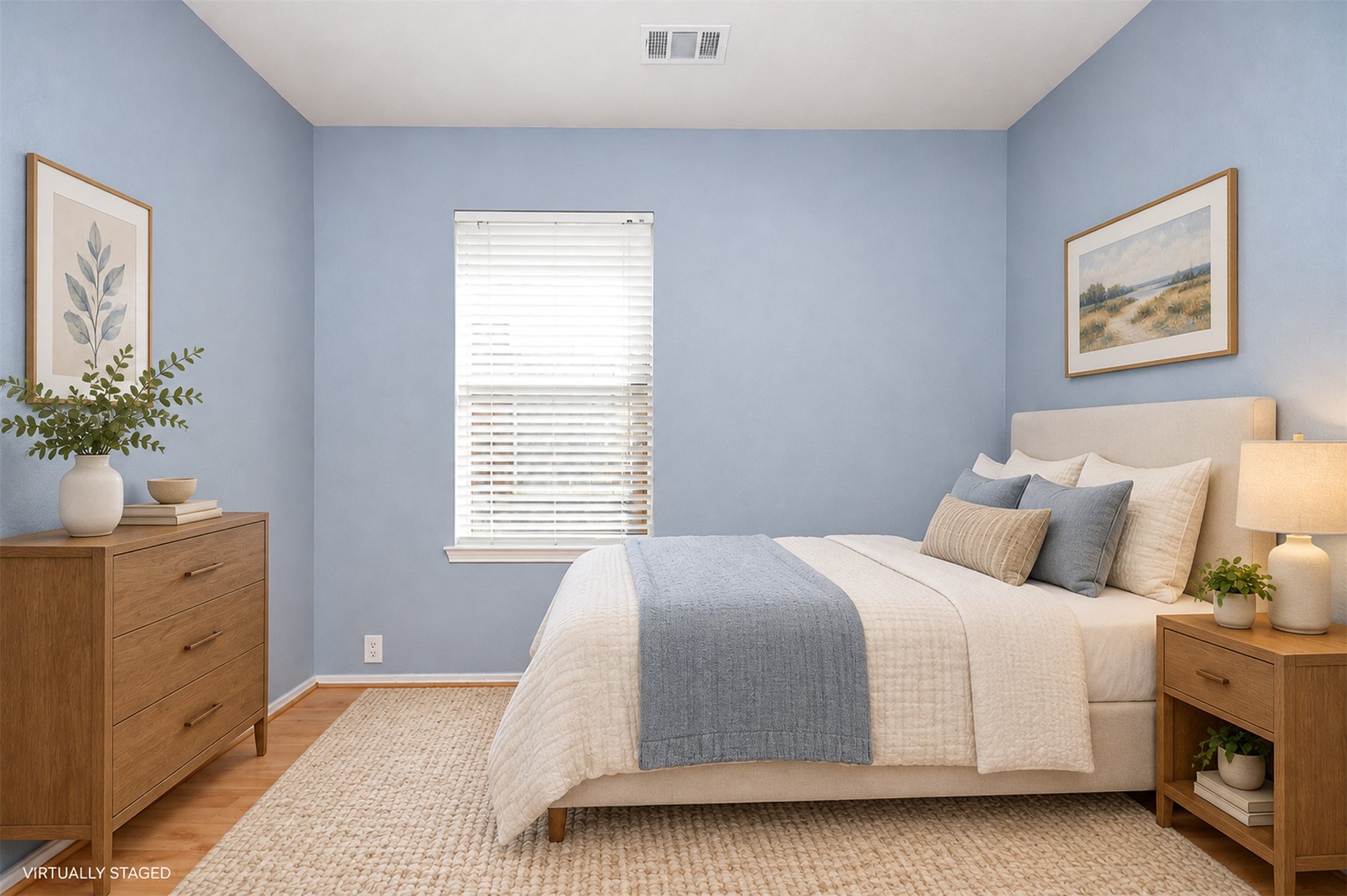 3rd Bedroom - AI Staging
***Property is vacant. Photo digitally enhanced with AI; lighting, color, and ceiling appearance adjusted. ***