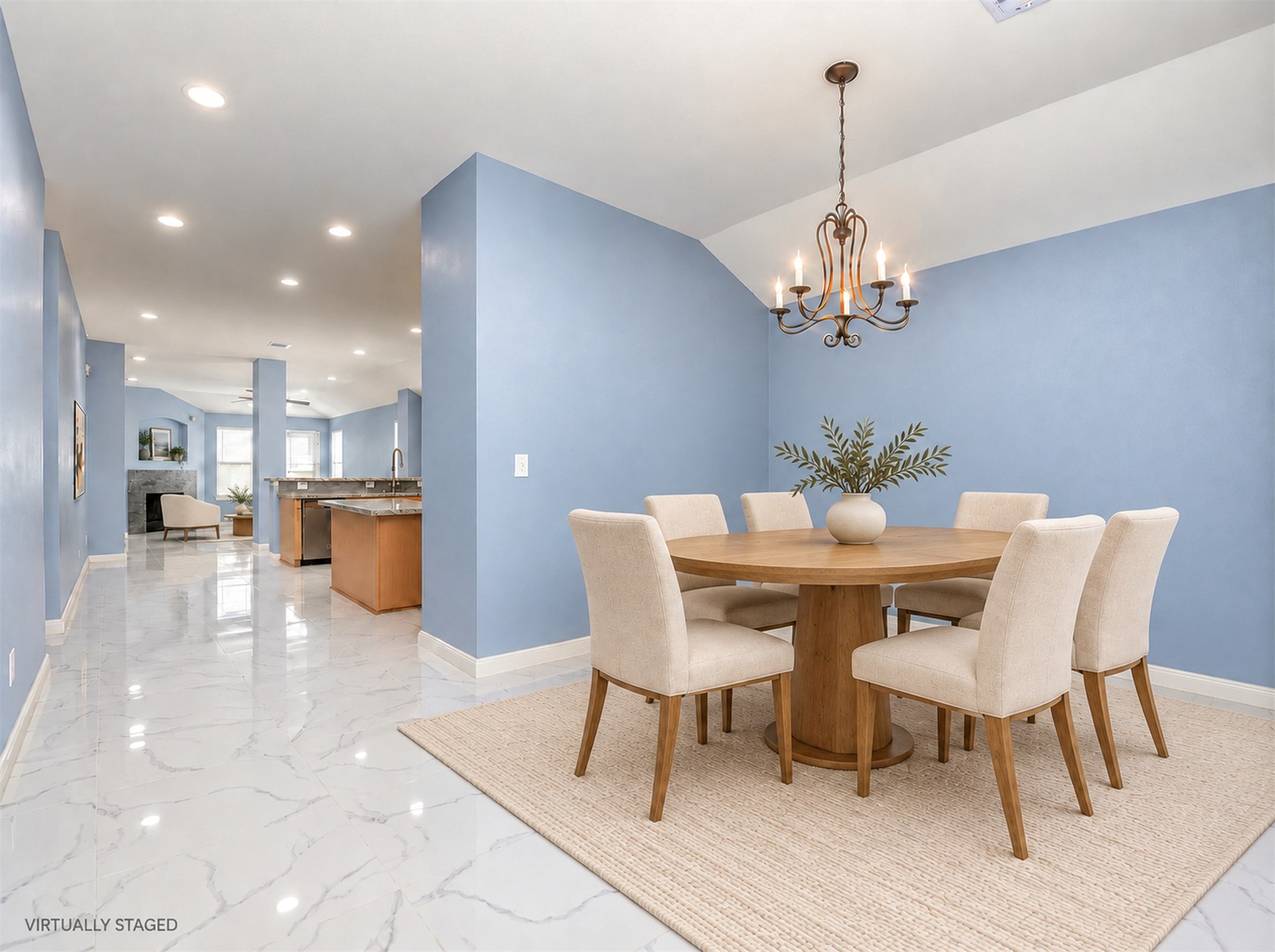 Dining Area - AI Staging
***Property is vacant. Photo digitally enhanced with AI; lighting, color, and ceiling appearance adjusted. *** Dining Area - AI Staging
***Property is vacant. Photo digitally enhanced with AI; lighting, color, and ceiling appearance adjusted. ***