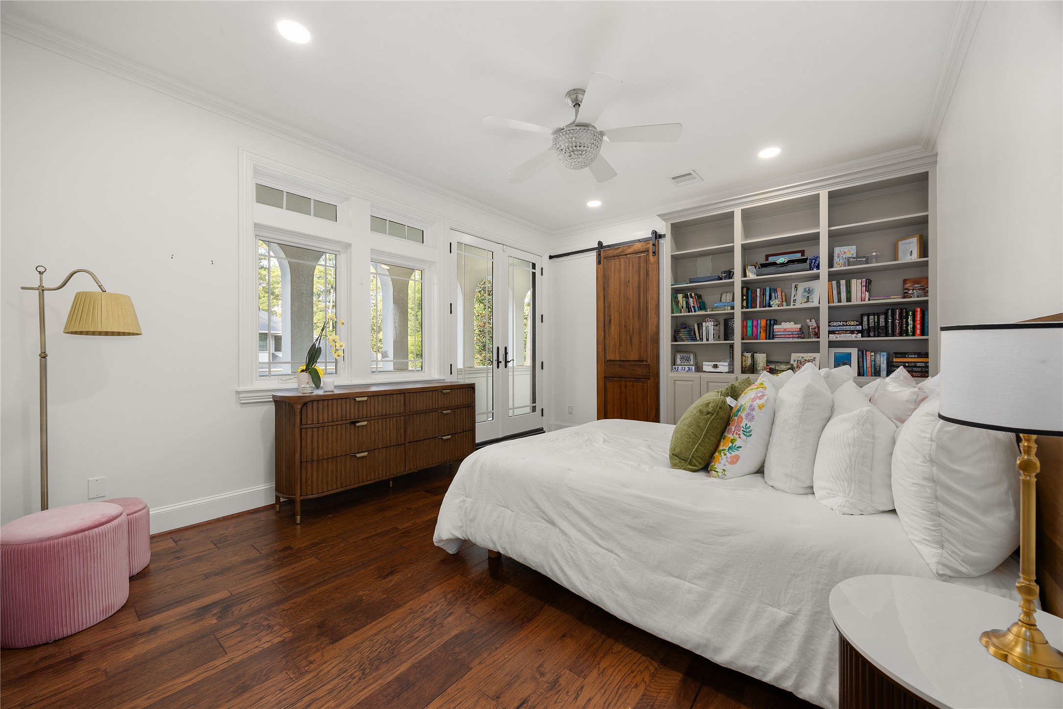 2nd Secondary bedroom has balcony access that overlooks the front of the house, it's own ensuite bathroom and a walk in closet.