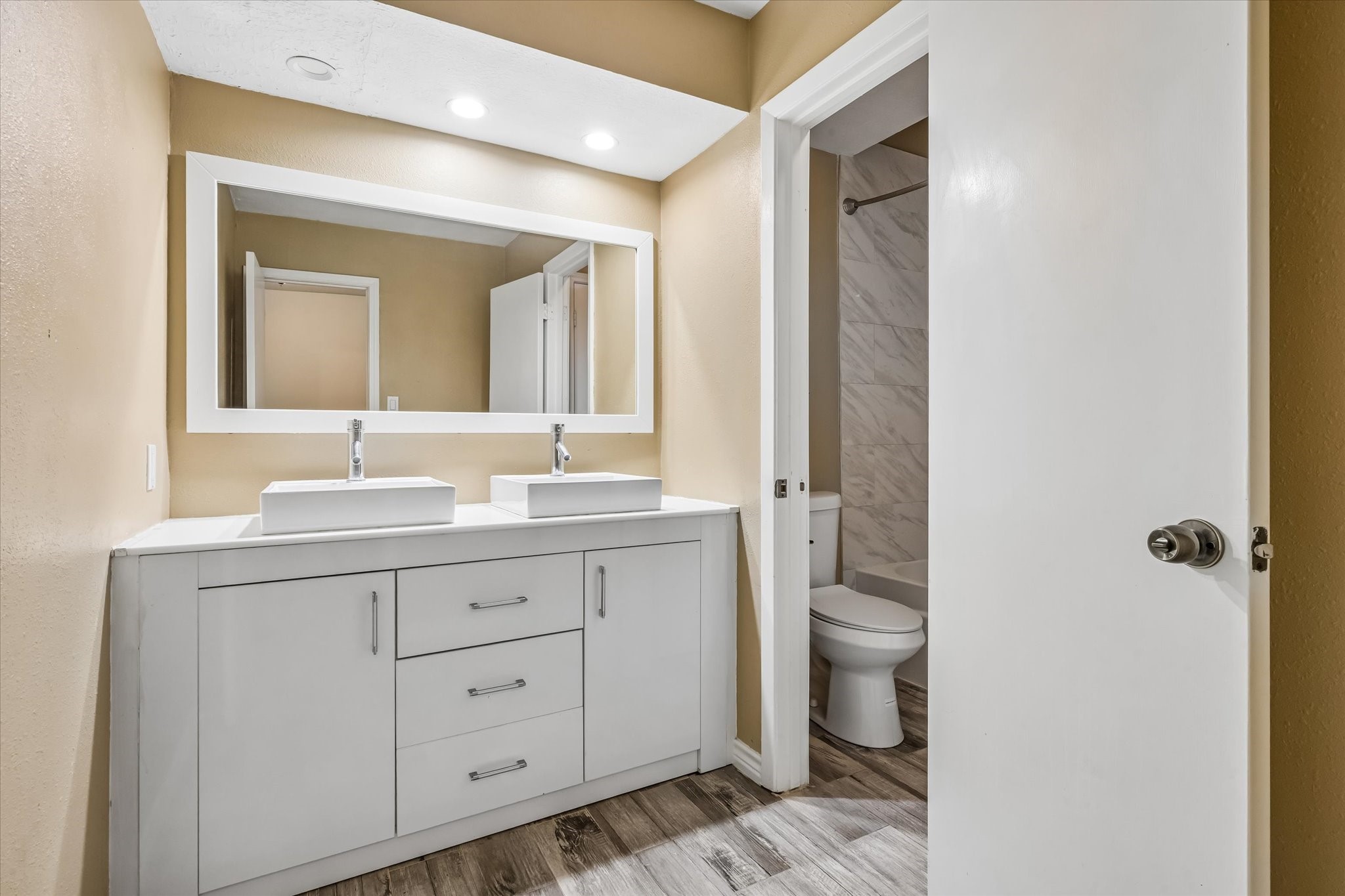 bathroom fully remodeled