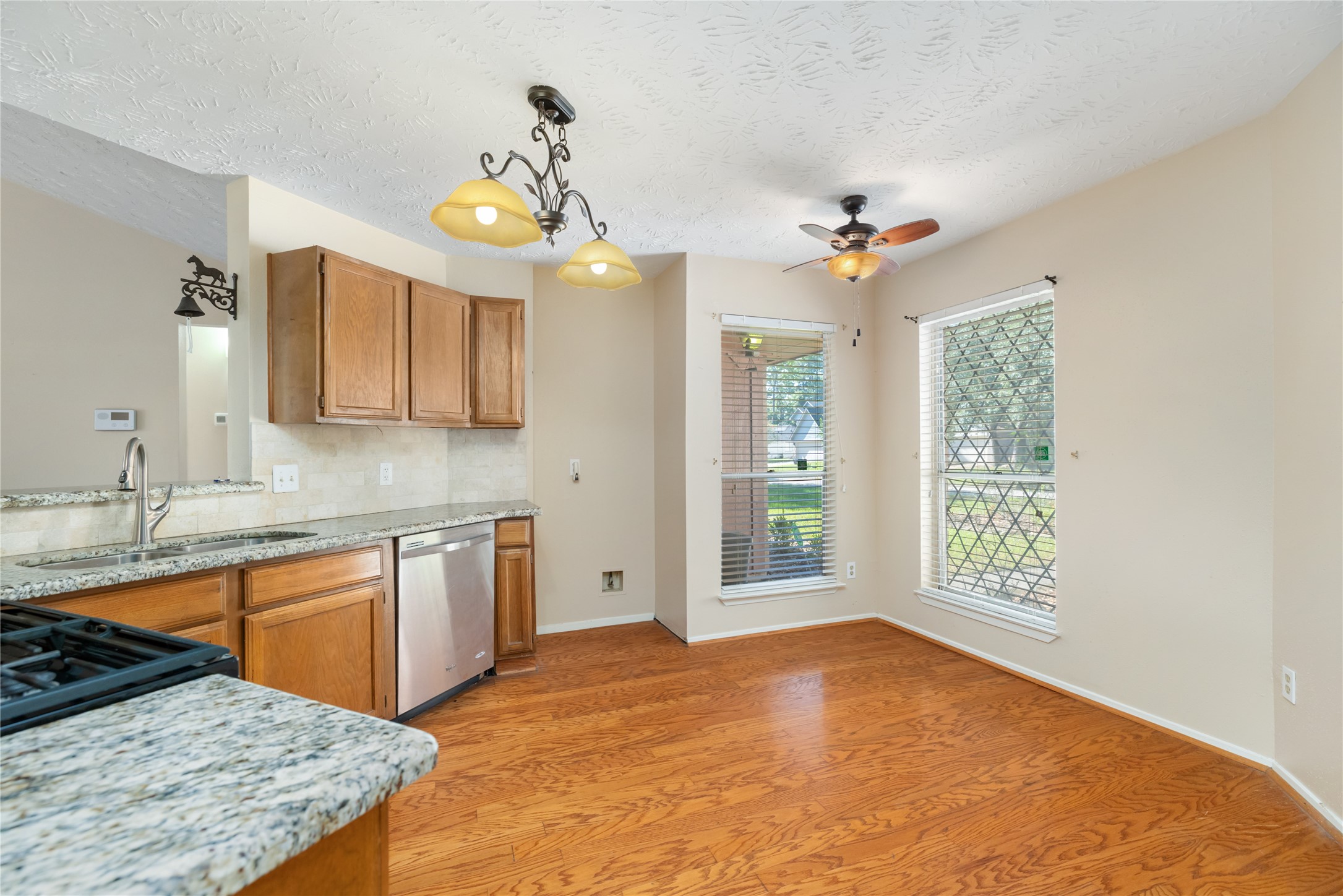 Kitchen showing granite counter tops Kitchen showing granite counter tops