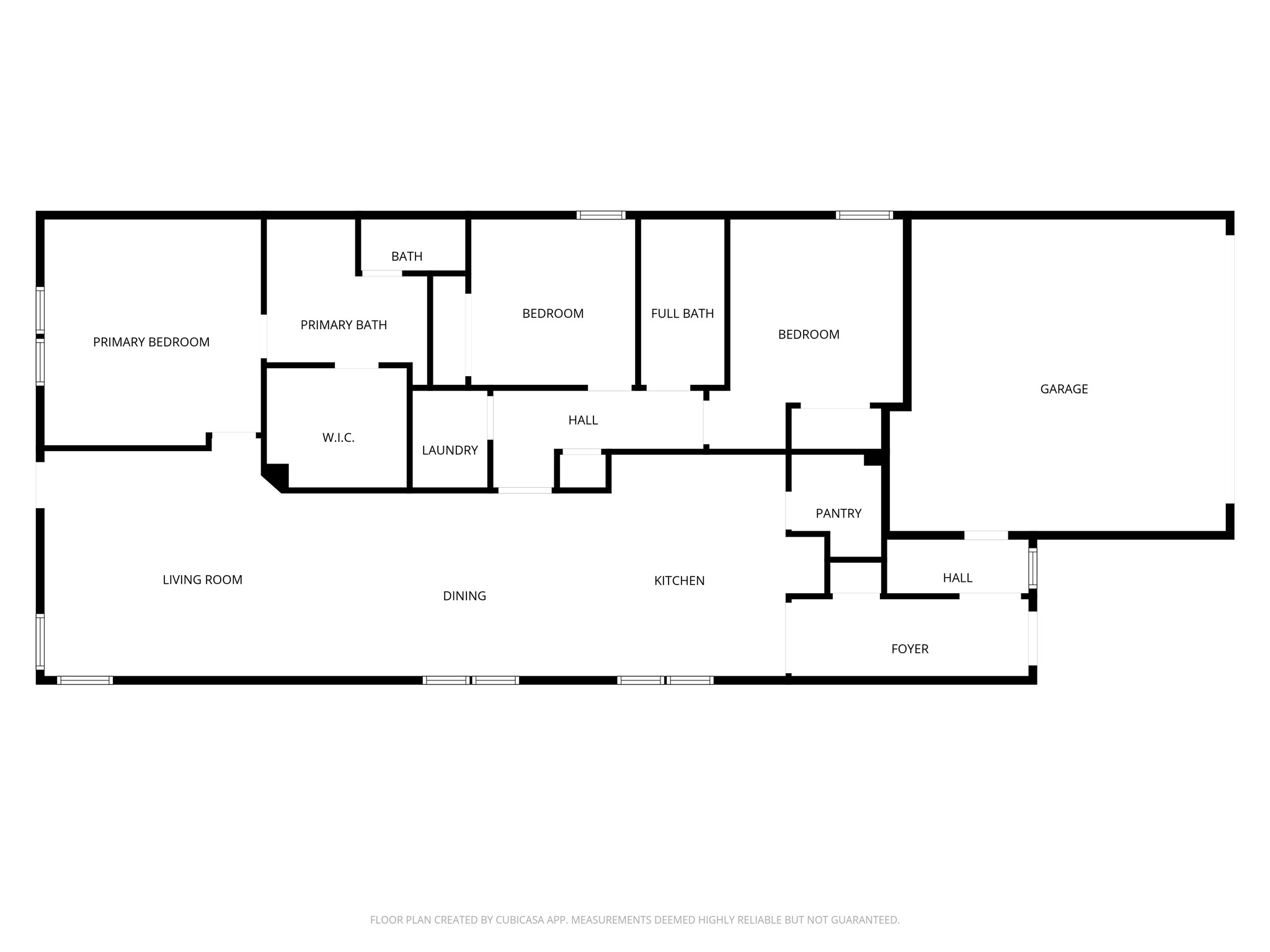 3 bedrooms, 2 bathrooms and over 1,500 square feet of living space.