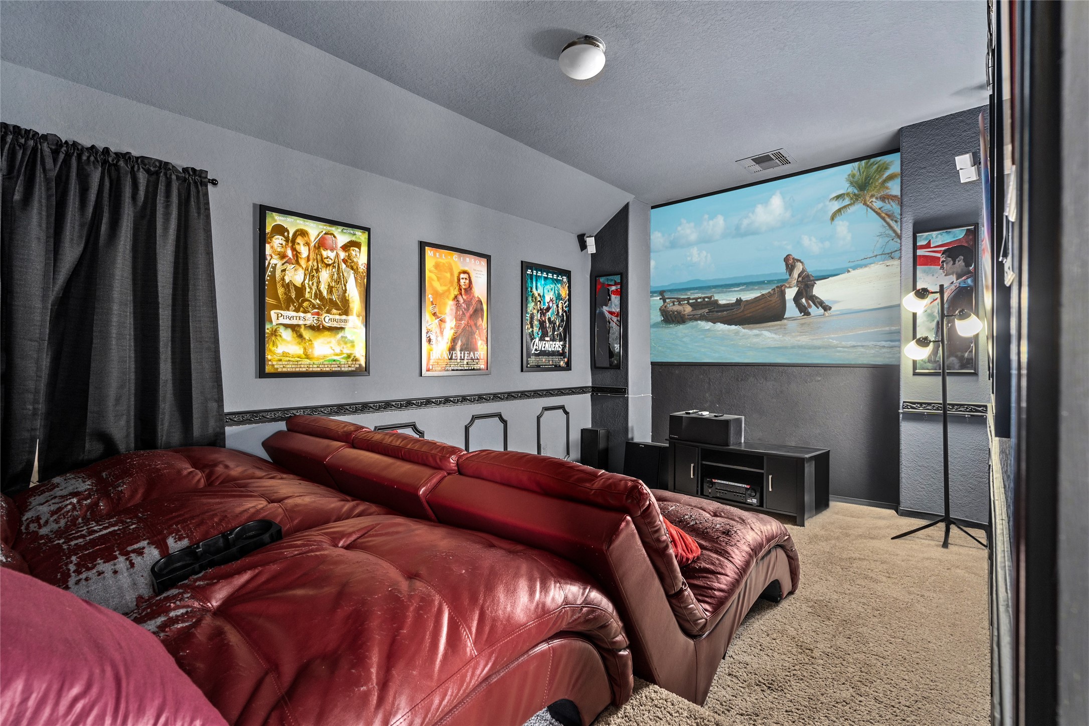 Upstairs Media Room