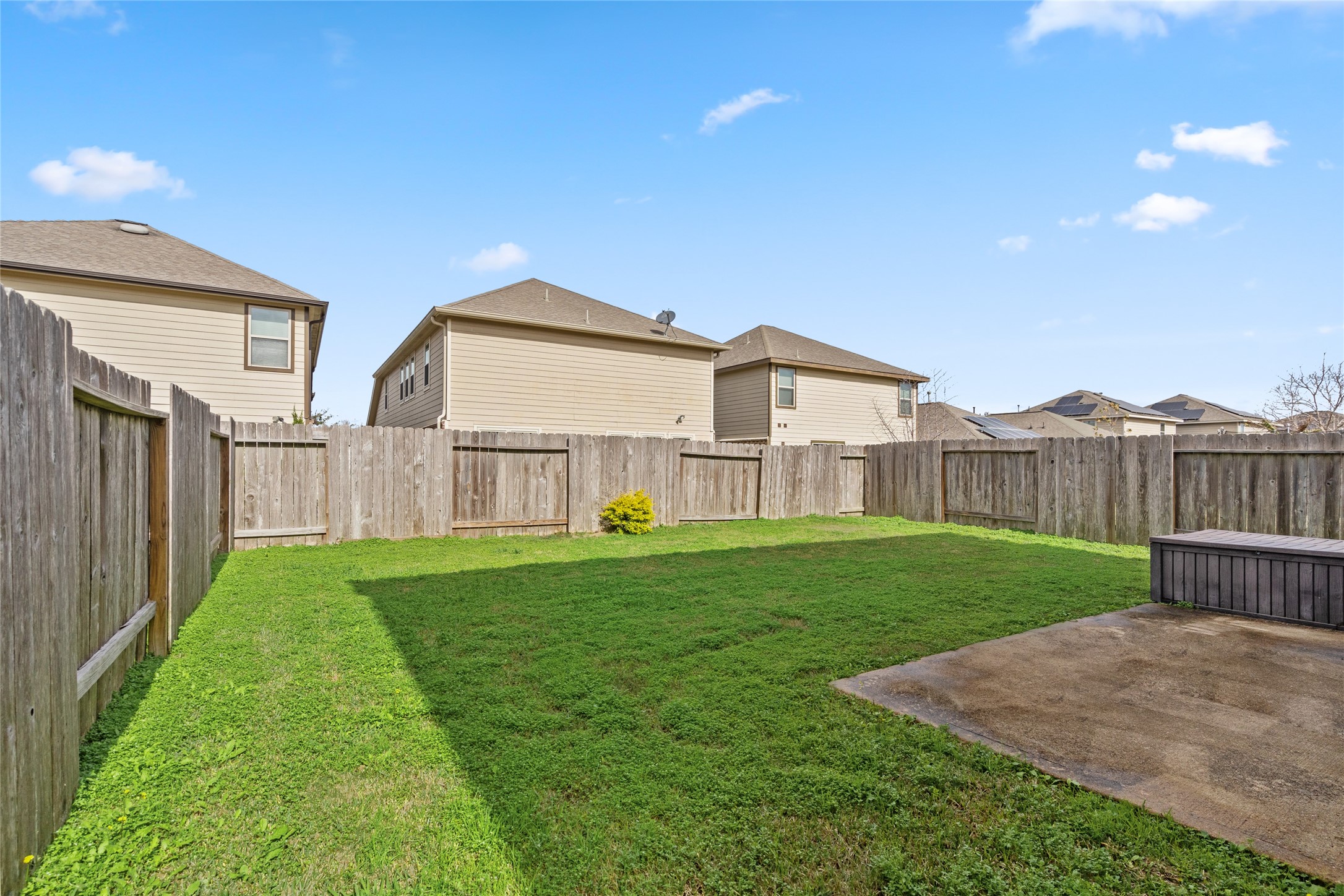 Spacious Backyard